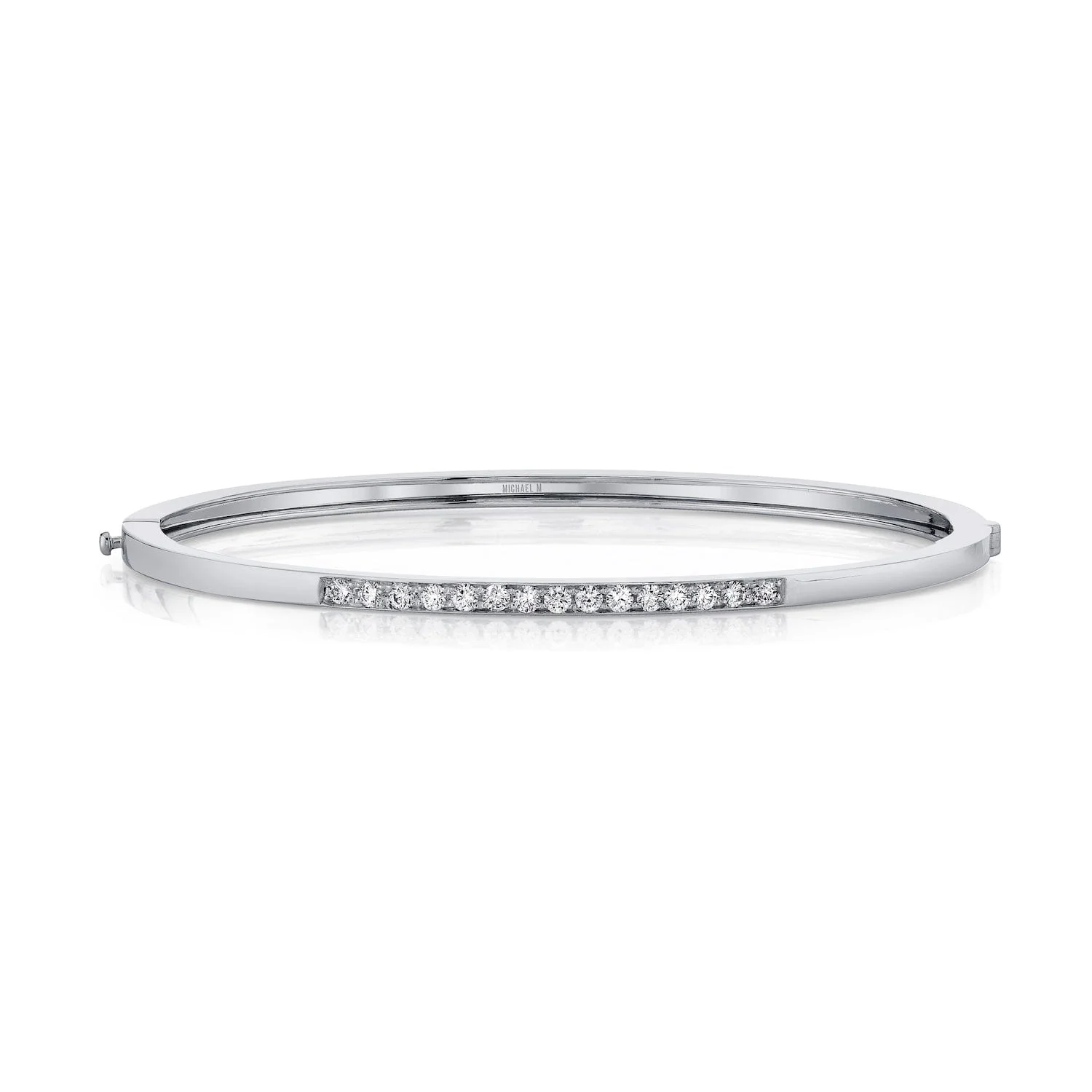 Chroma Gold Extended Pavé Stacking Bracelet - Image 3