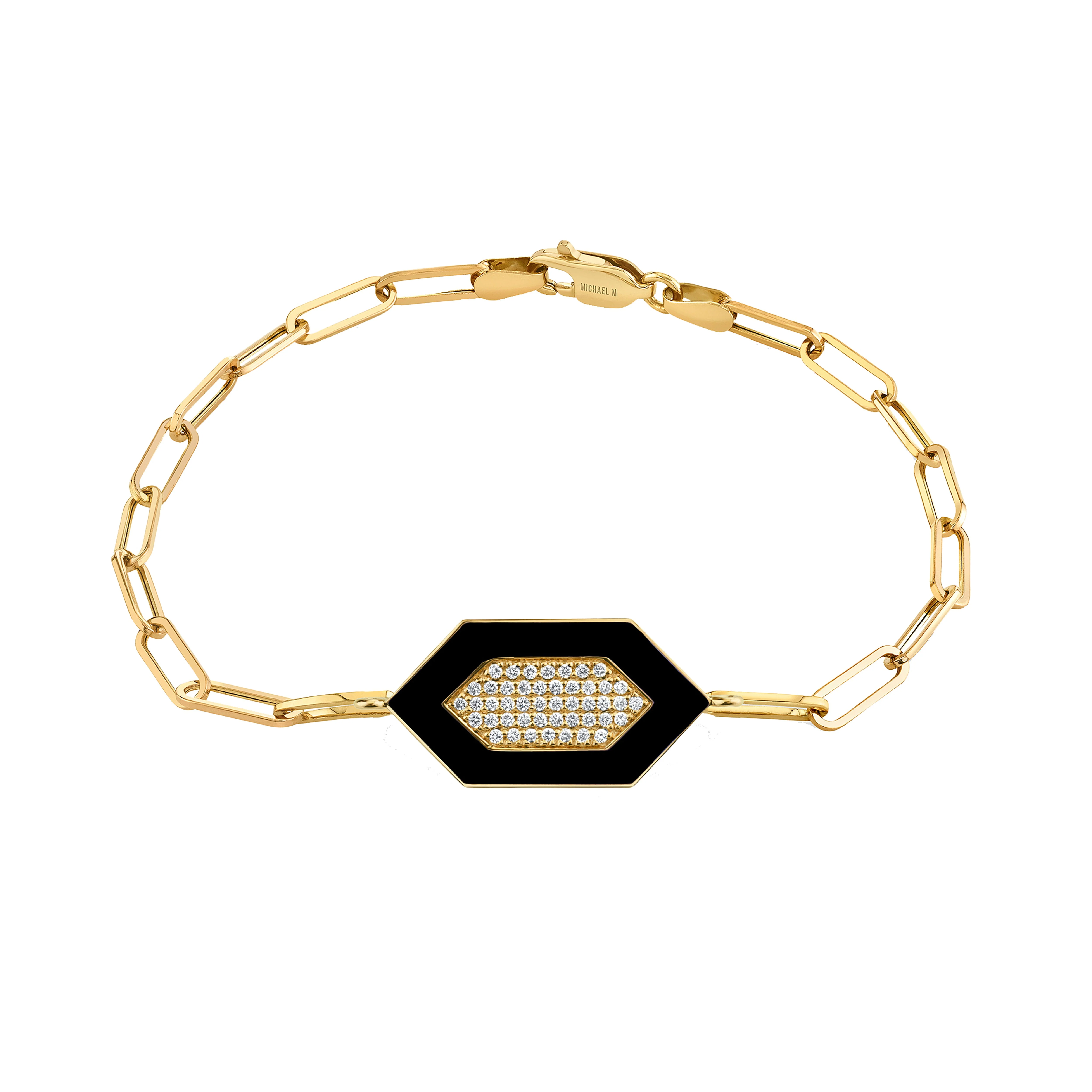 Chroma Pavé Hexagon Bracelet