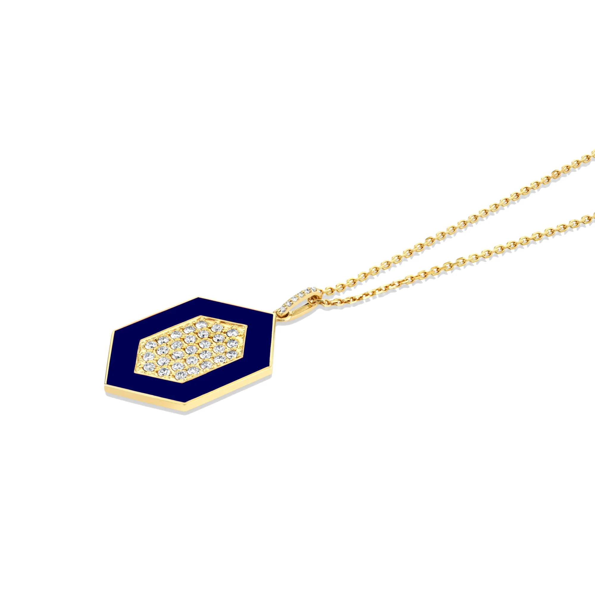 Chroma Pavé Hexagon Pendant - Image 4