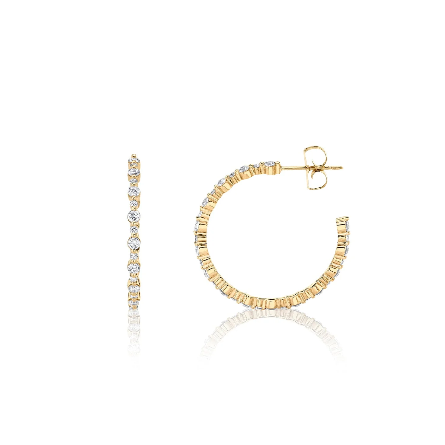 Cloud Alternating Hoops - Image 2