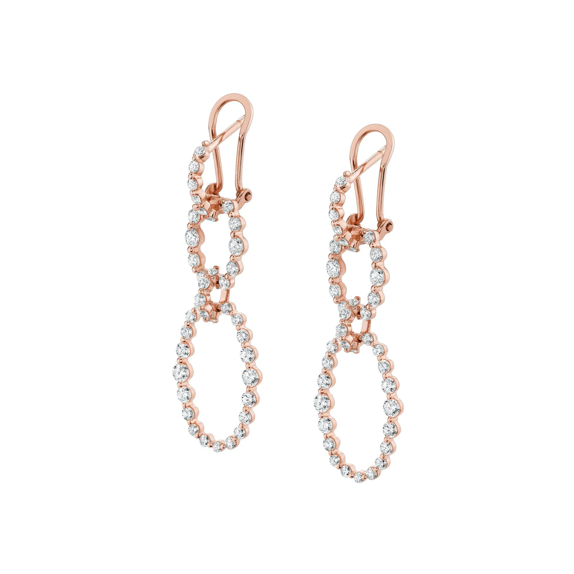 Cloud Oval Drop Earrings - Image 7