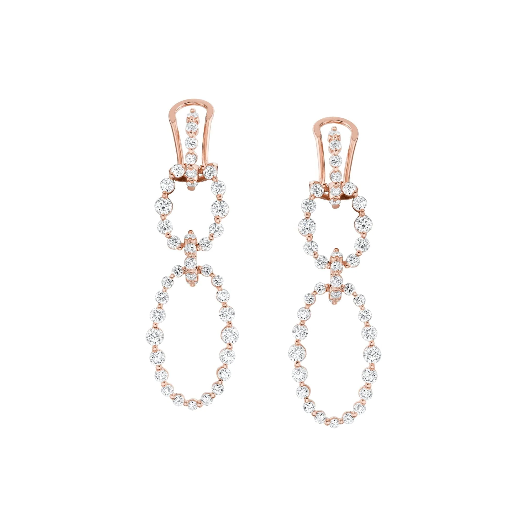 Cloud Oval Drop Earrings - Image 8