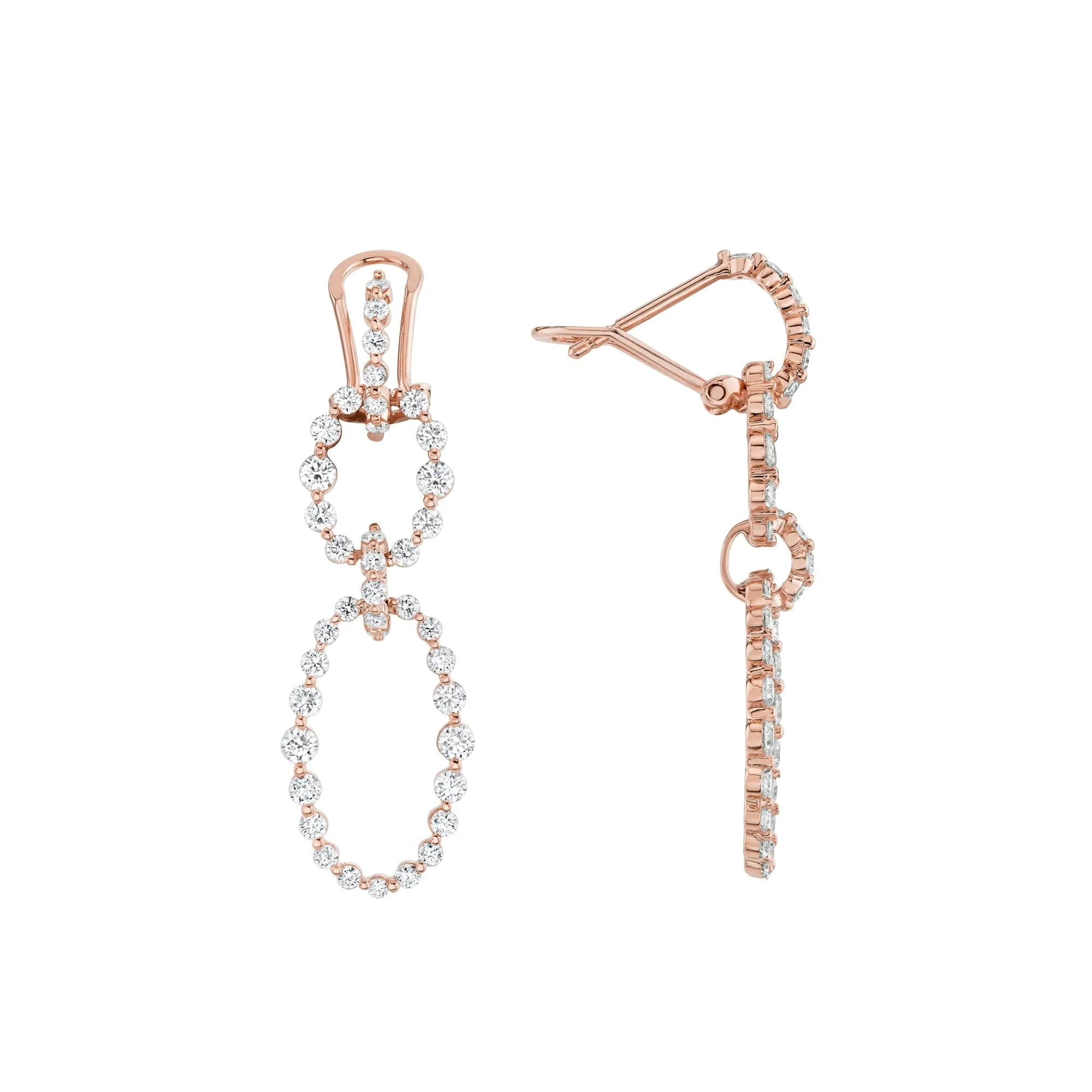 Cloud Oval Drop Earrings - Image 9
