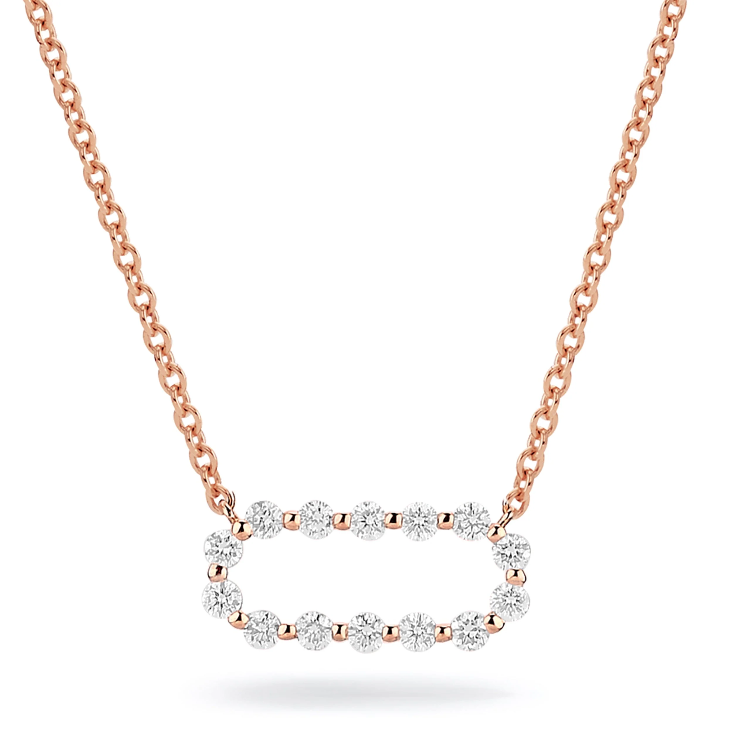 Cloud Pavé Link Necklace - Image 3