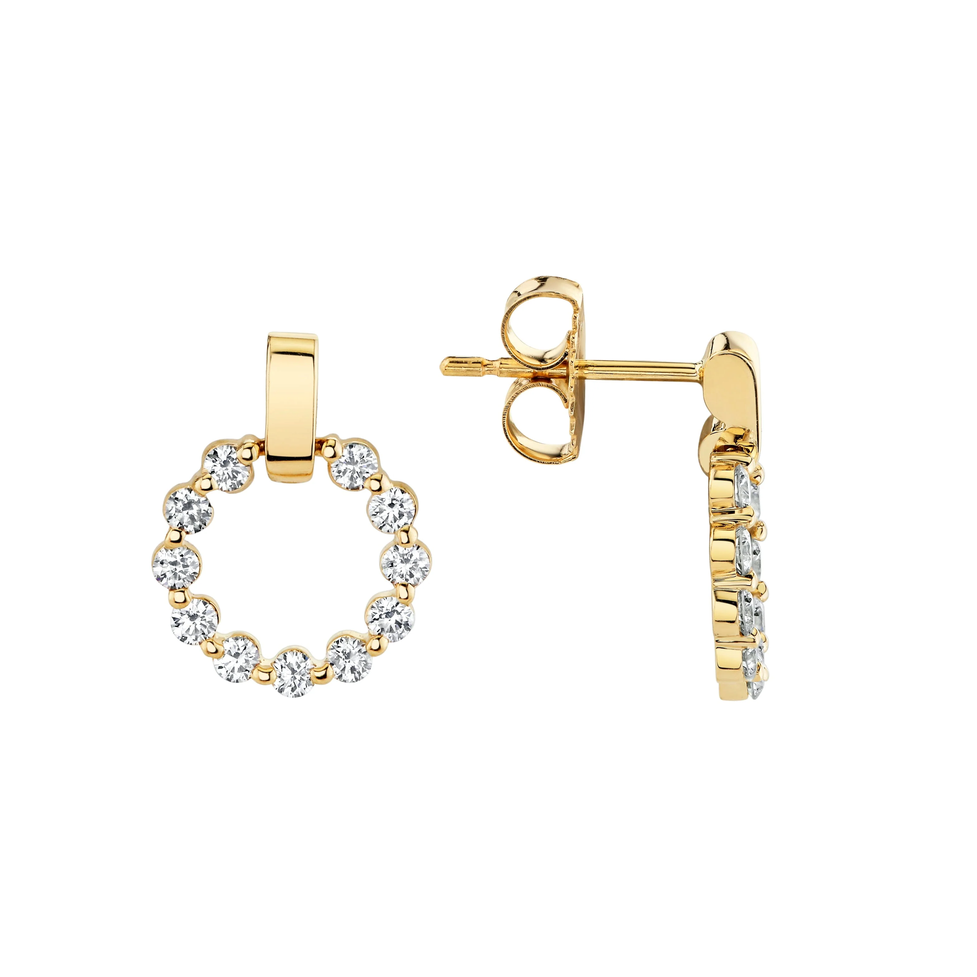 Cloud Single Drop Earrings - Image 3