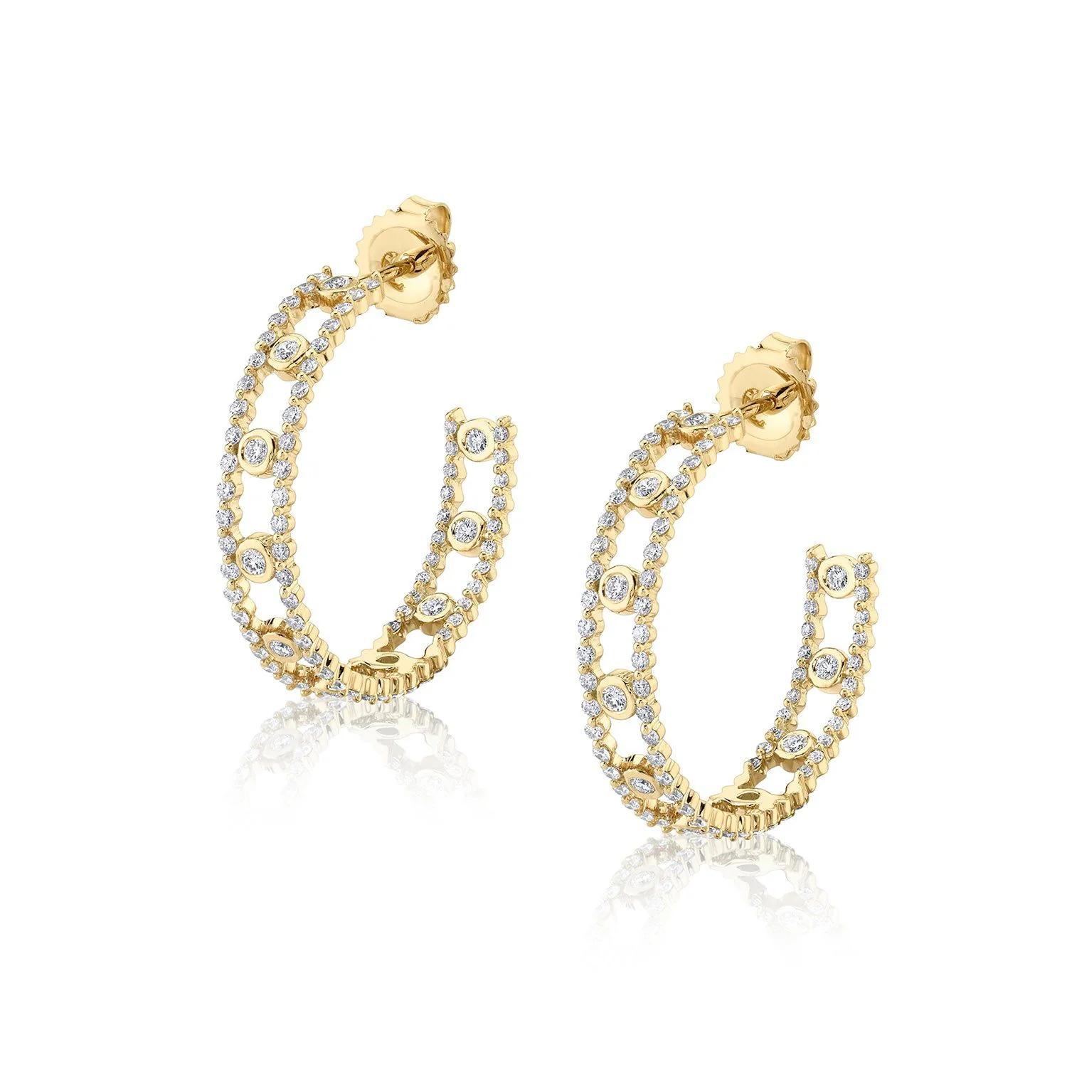 Cloud Stacked Hoops