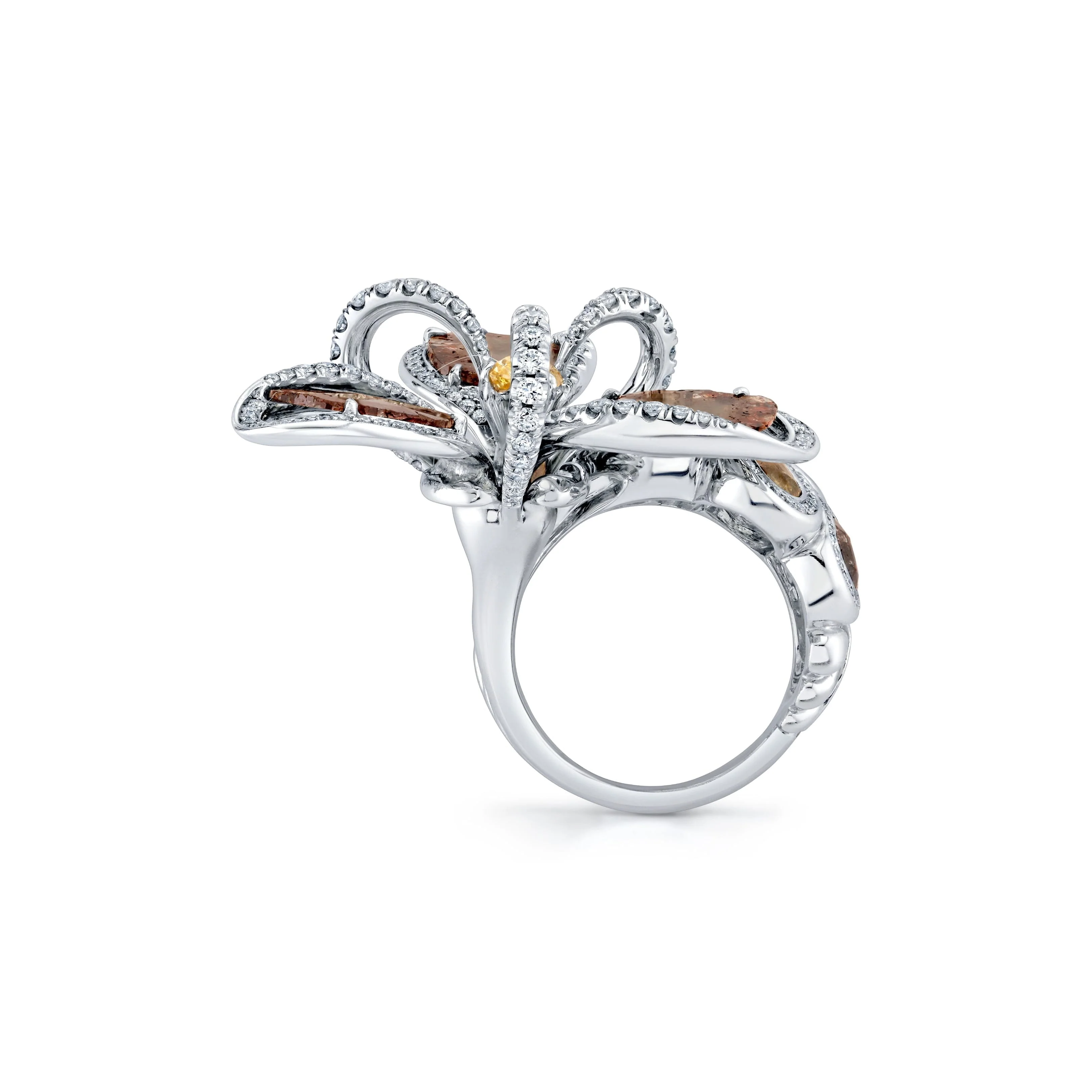 Cognac Blossom Ring - Image 3