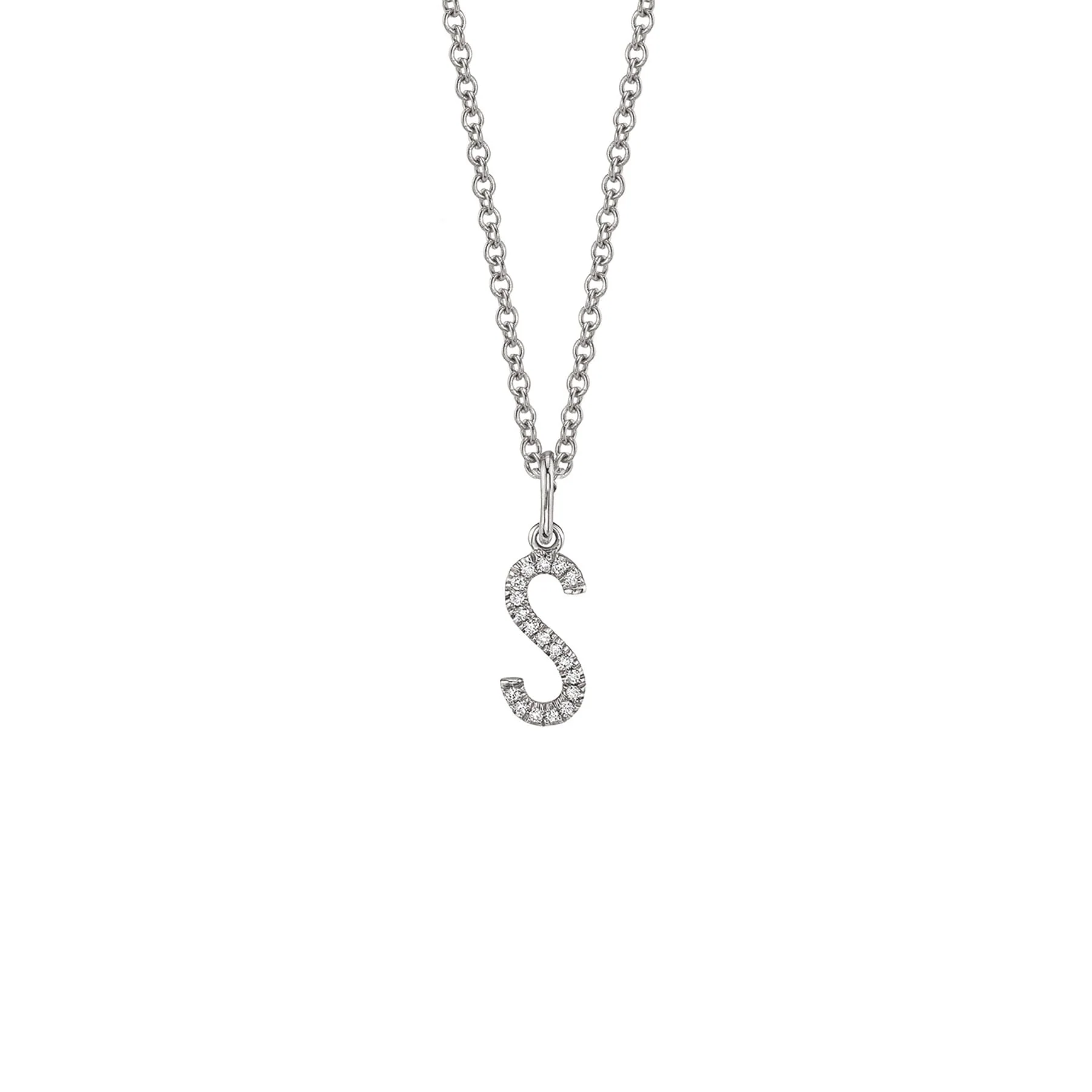 Diamond Initial Pendant - Image 29