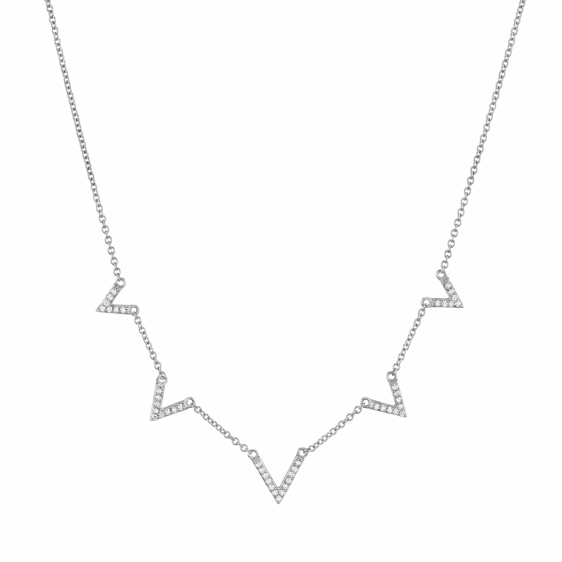 Diamond V Necklace - Image 2