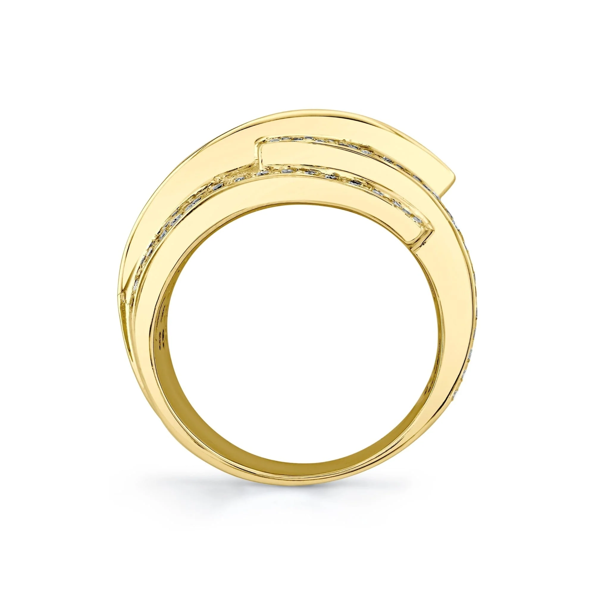 Europa Interlock Pavé Band - Image 3