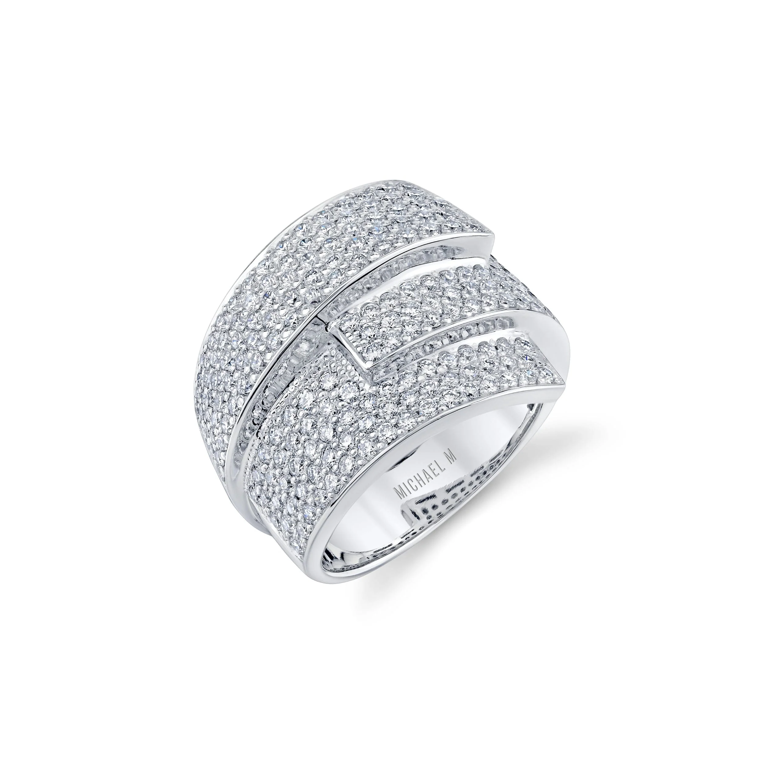 Europa Interlock Pavé Band - Image 5
