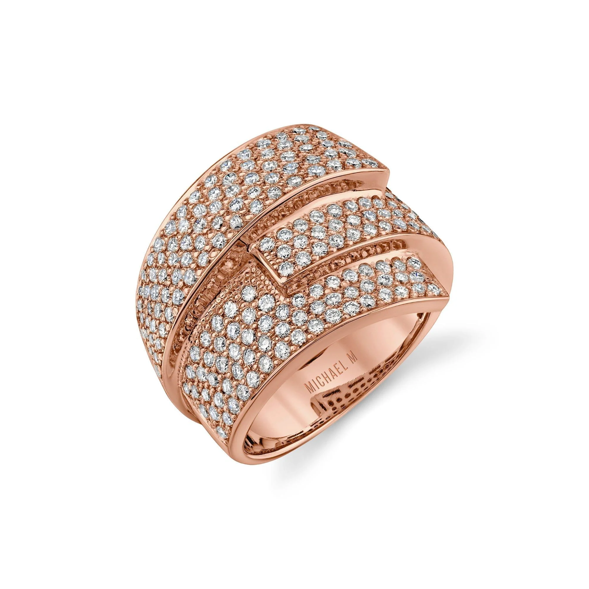 Europa Interlock Pavé Band - Image 9