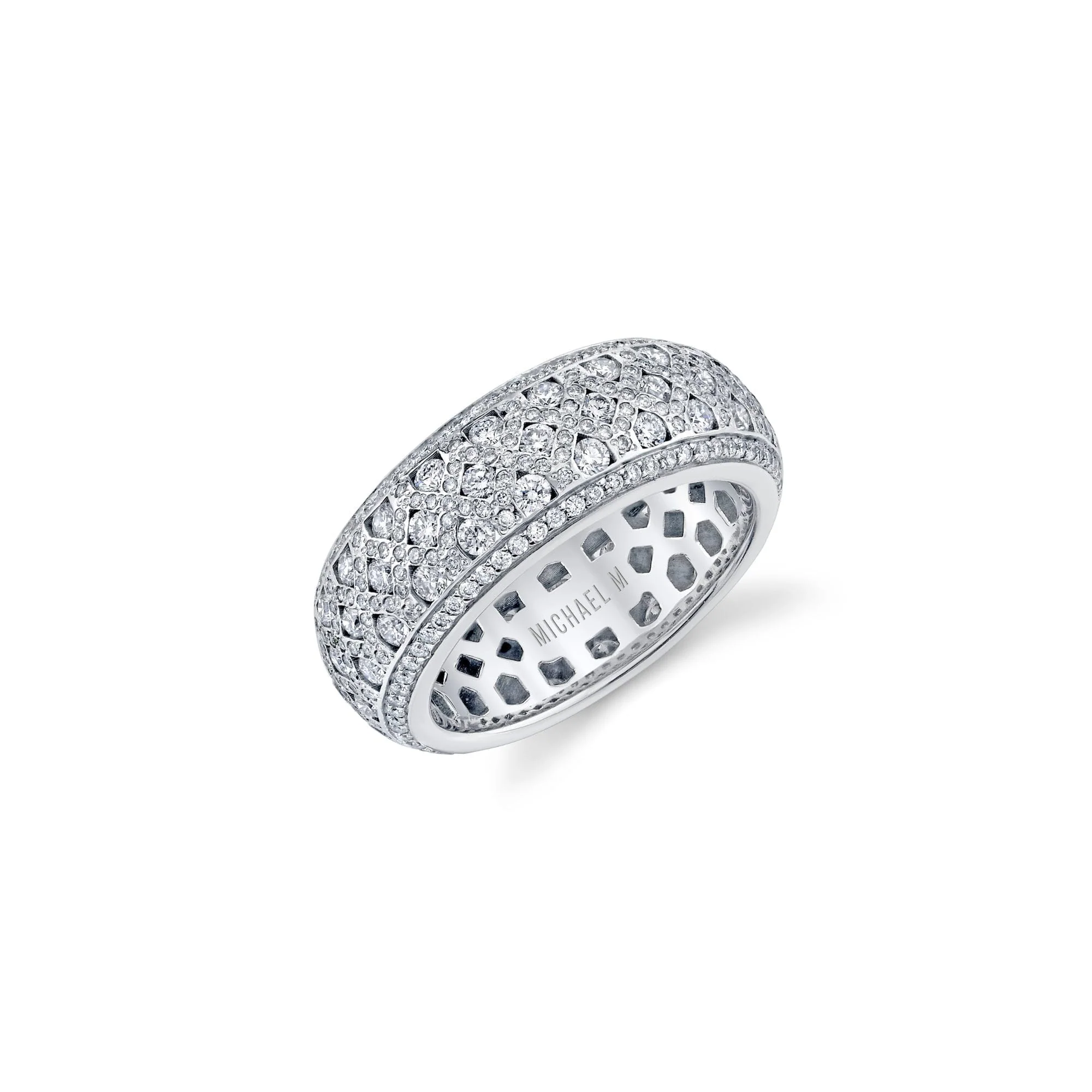 Europa Mosaic Pavé Band - Image 4