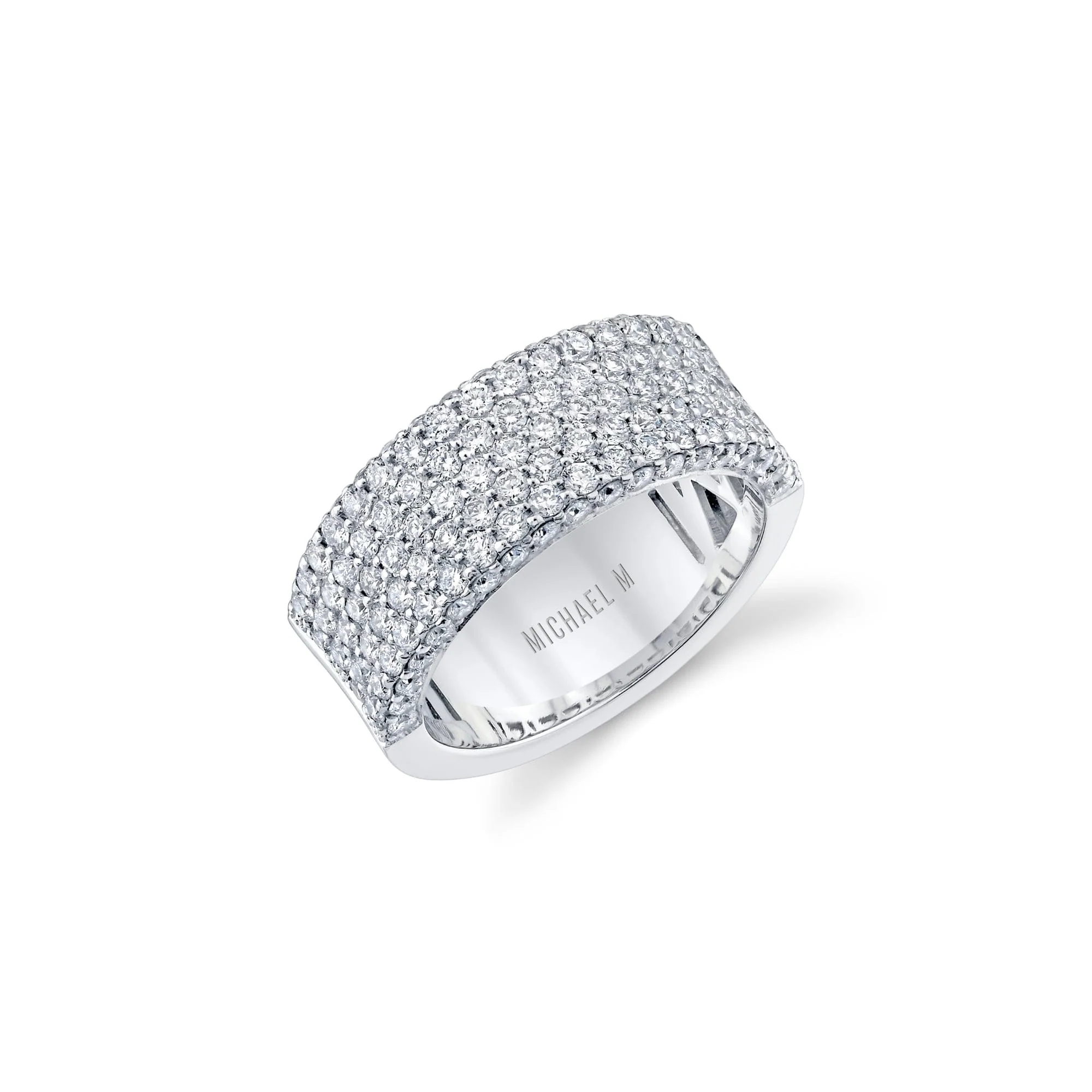 Europa Halved Diamond Band - Image 5