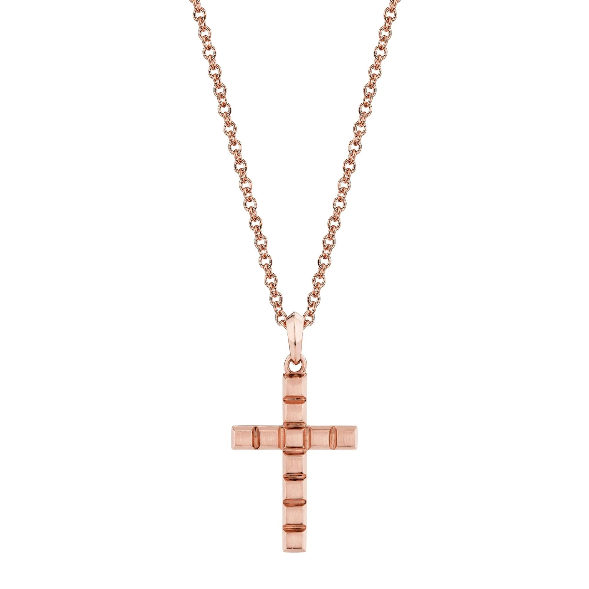 Mens Block Cross Pendant - Image 7