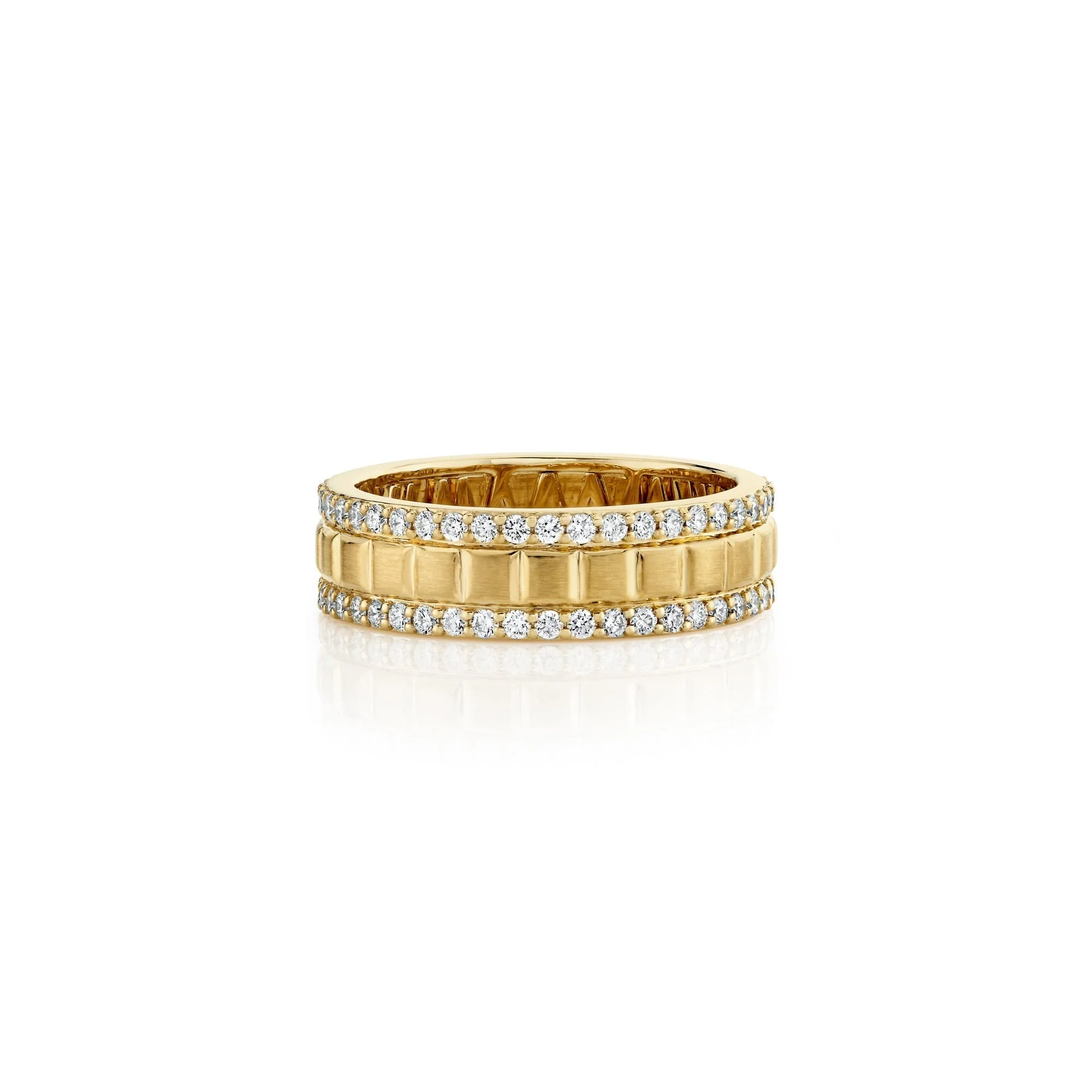 Men's Block Pave Band - Image 2