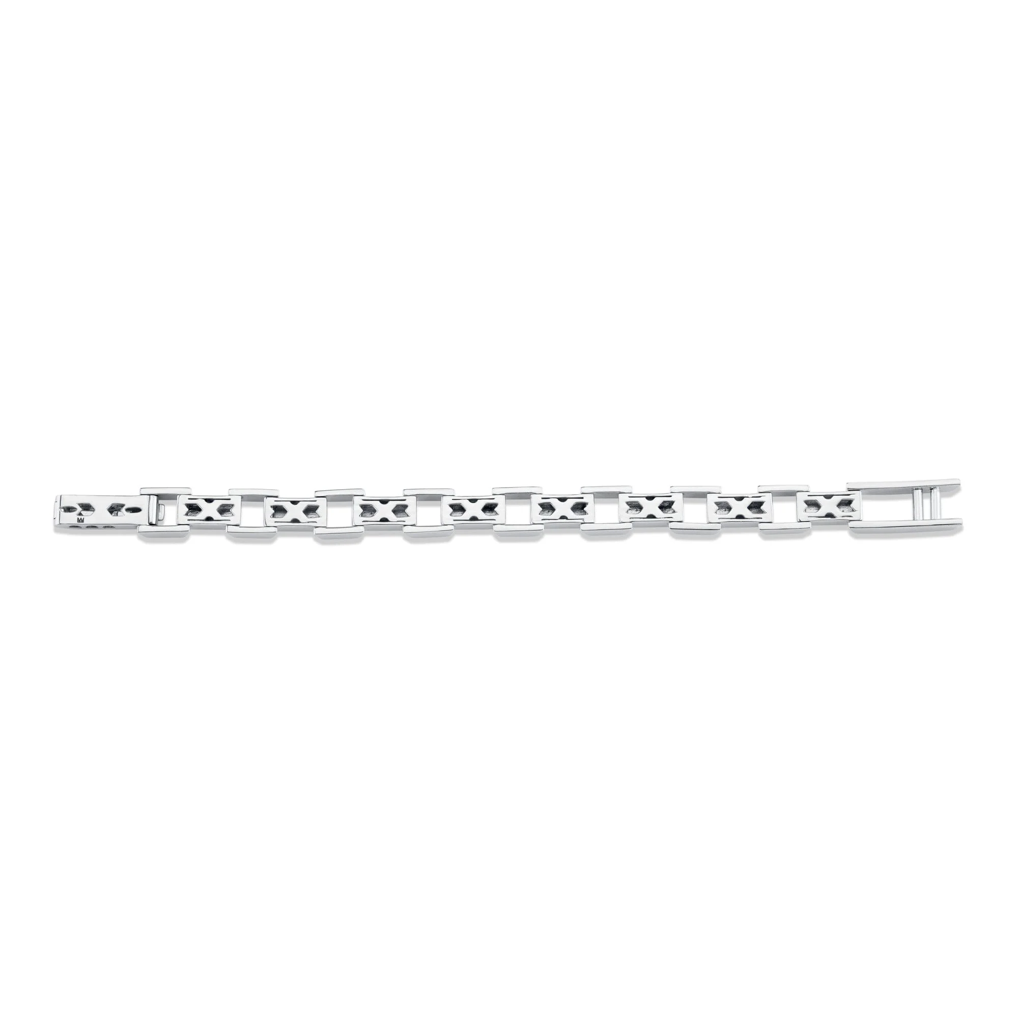 Men's Pave Block Chain Bracelet - Image 6