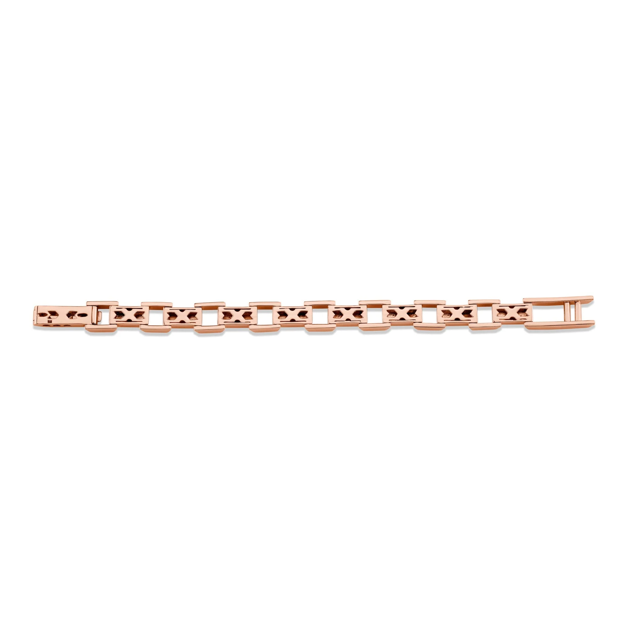 Men's Pave Block Chain Bracelet - Image 9