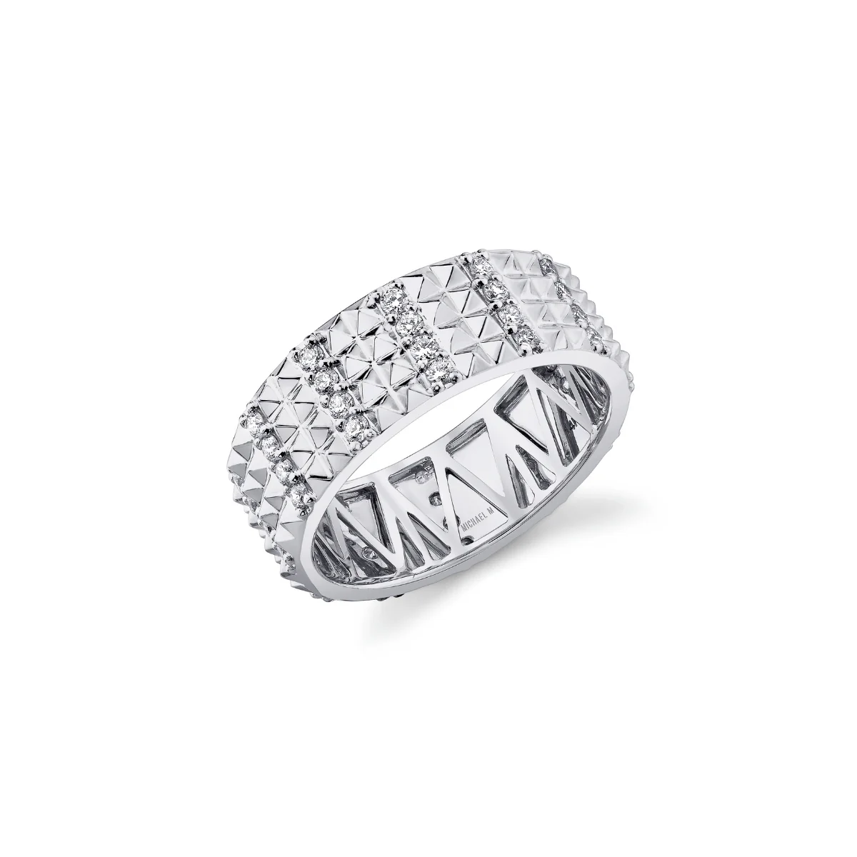 Men's Tetra Diamond Band - Image 3