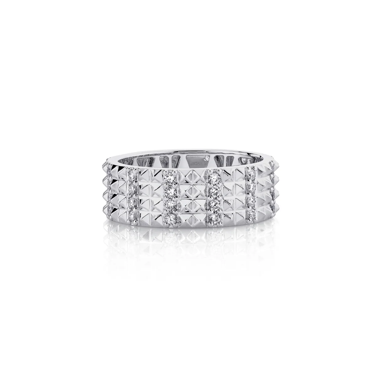 Men's Tetra Diamond Band - Image 4
