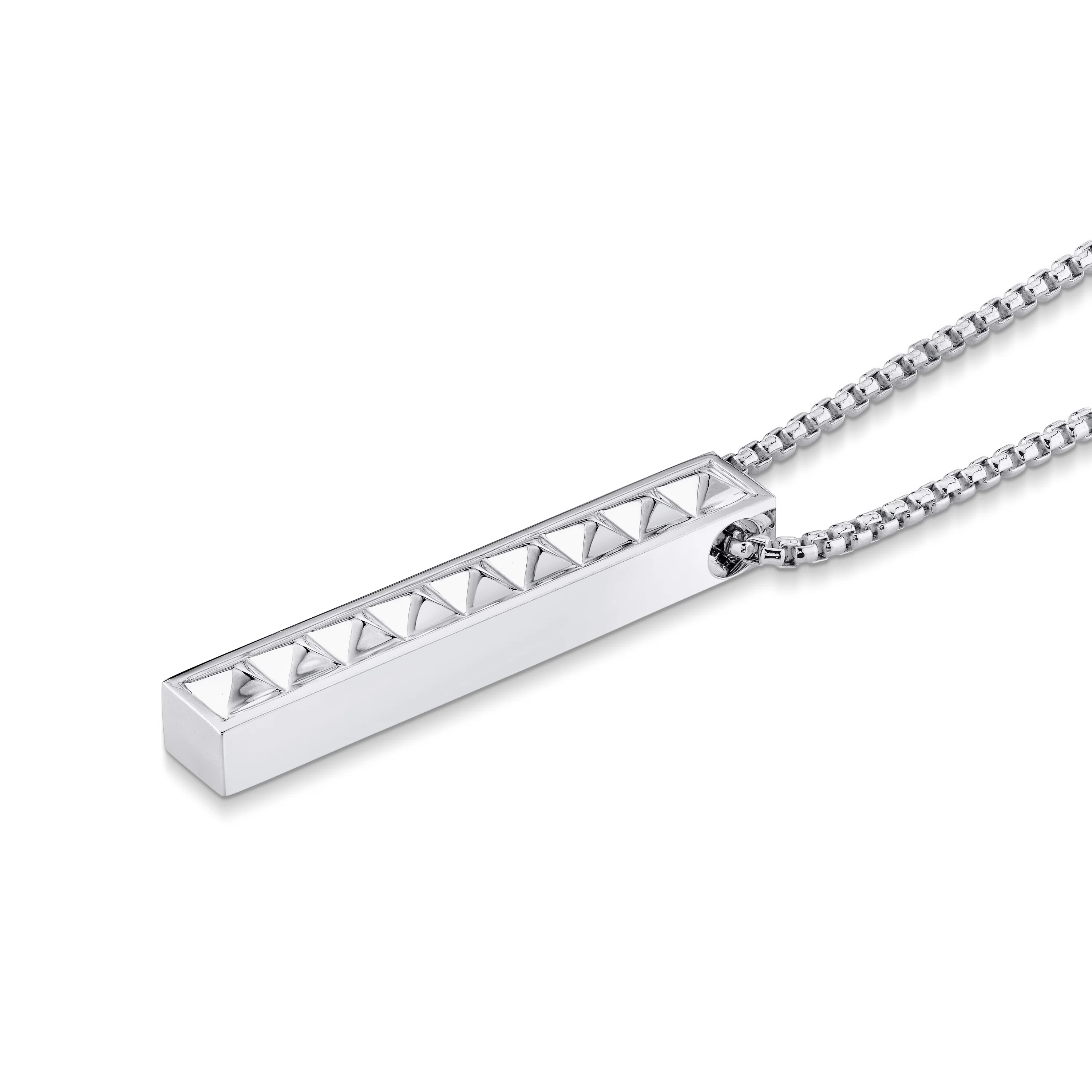 Men's Tetra Pillar Necklace - Image 4