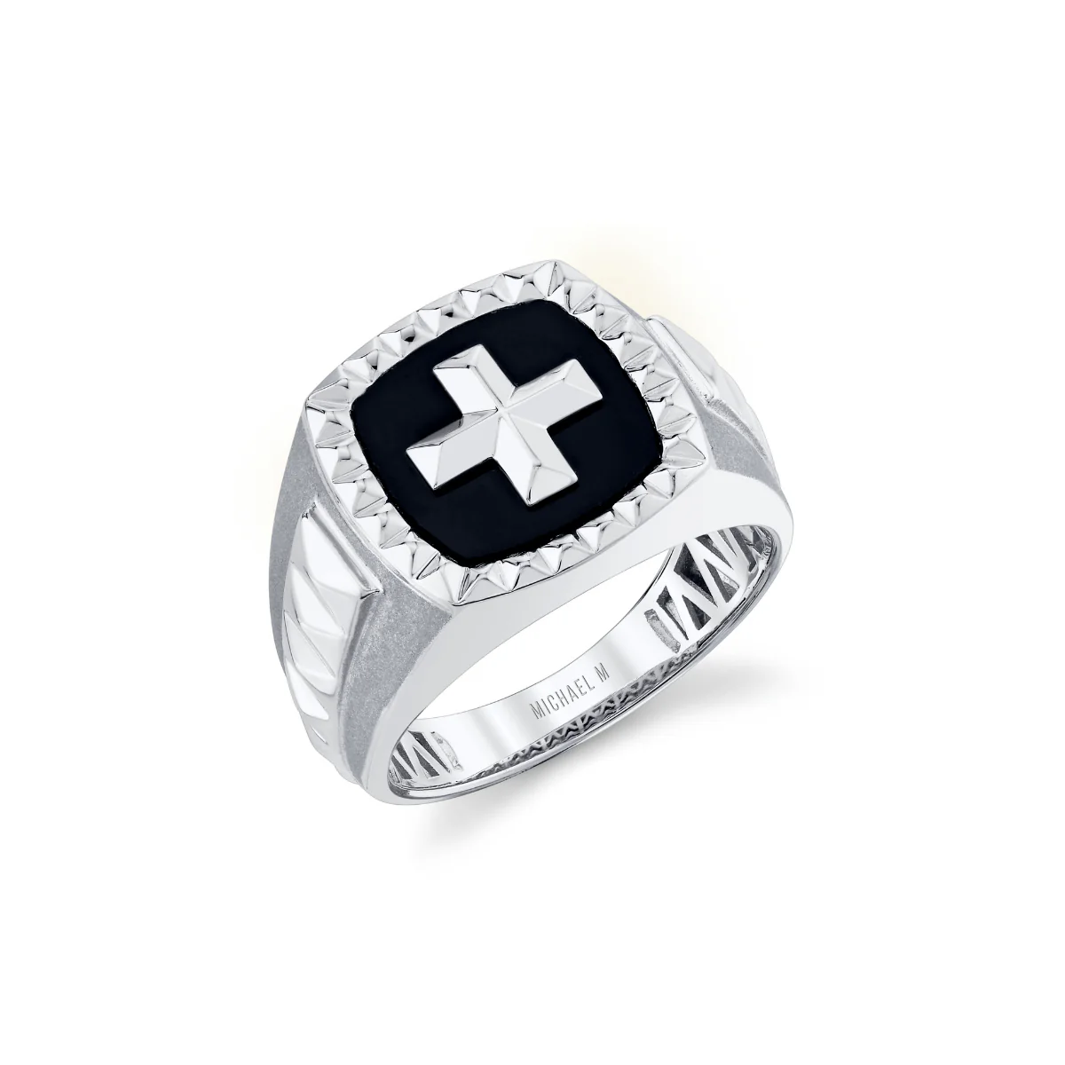 Men's Tetra Signet Ring - Image 4