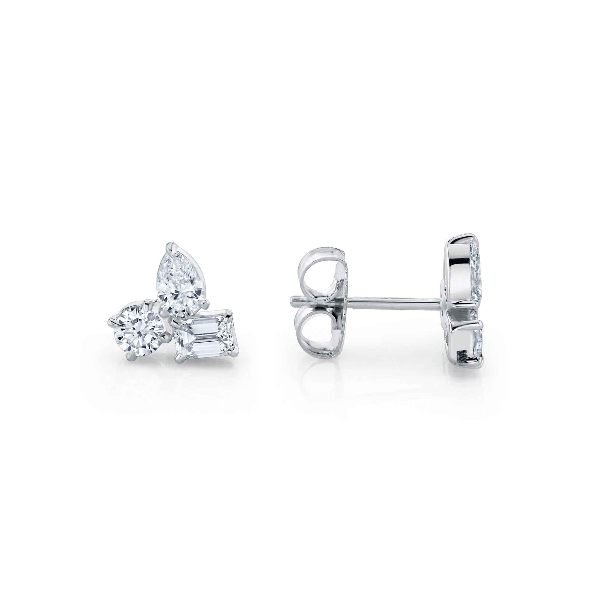 Montage 3 Cluster Stud Earrings - Image 5