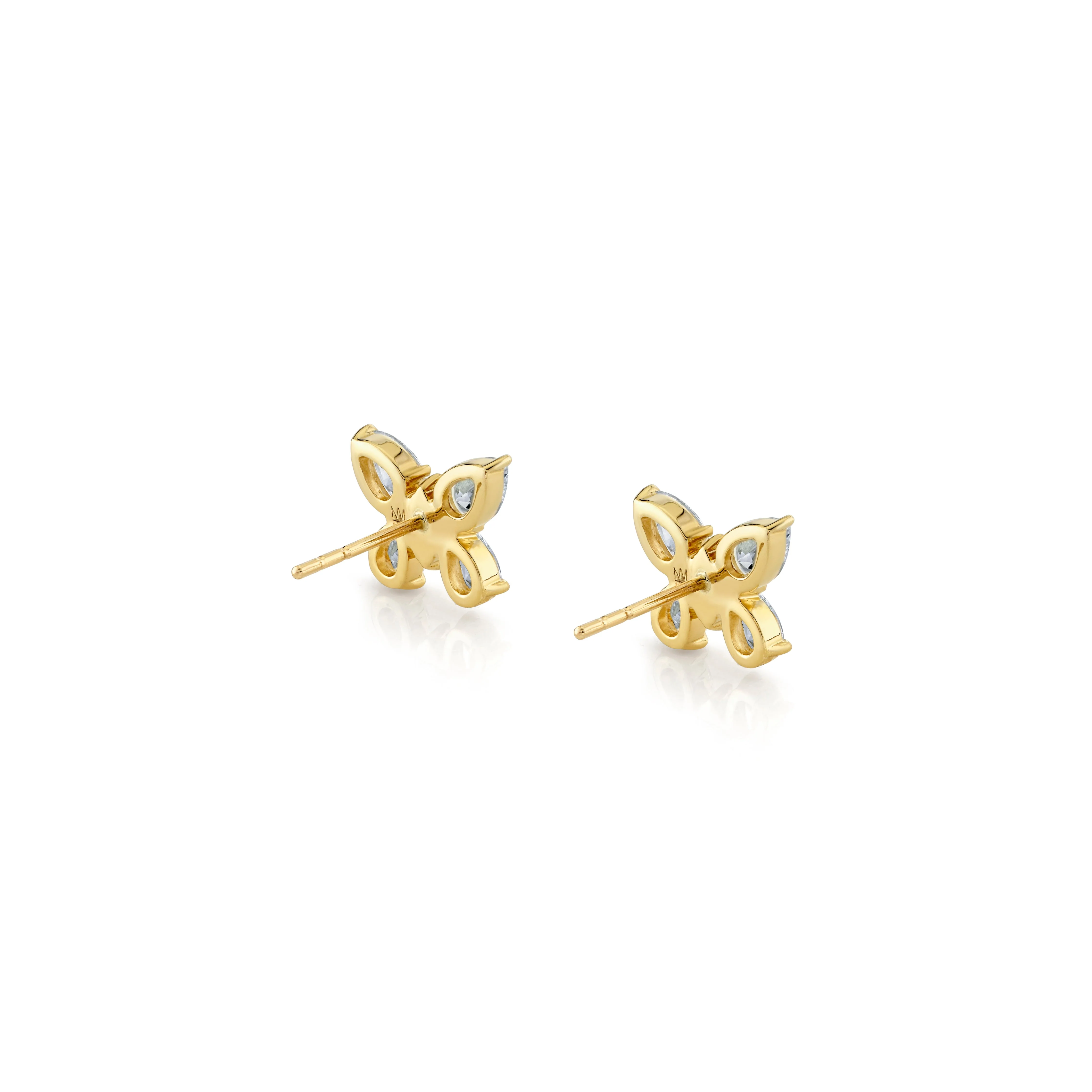 Montage Butterfly Stud Earrings - Image 3