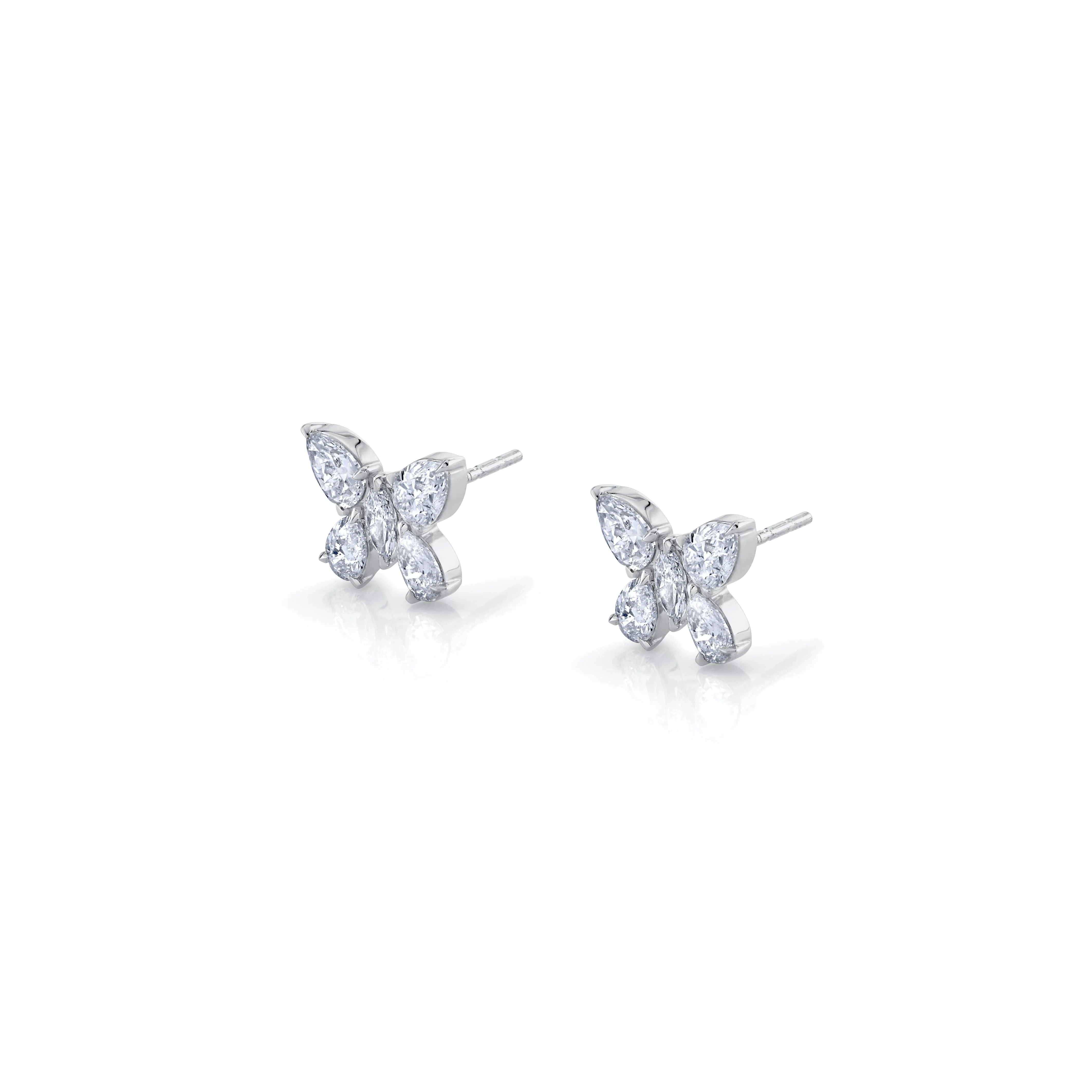 Montage Butterfly Stud Earrings - Image 6