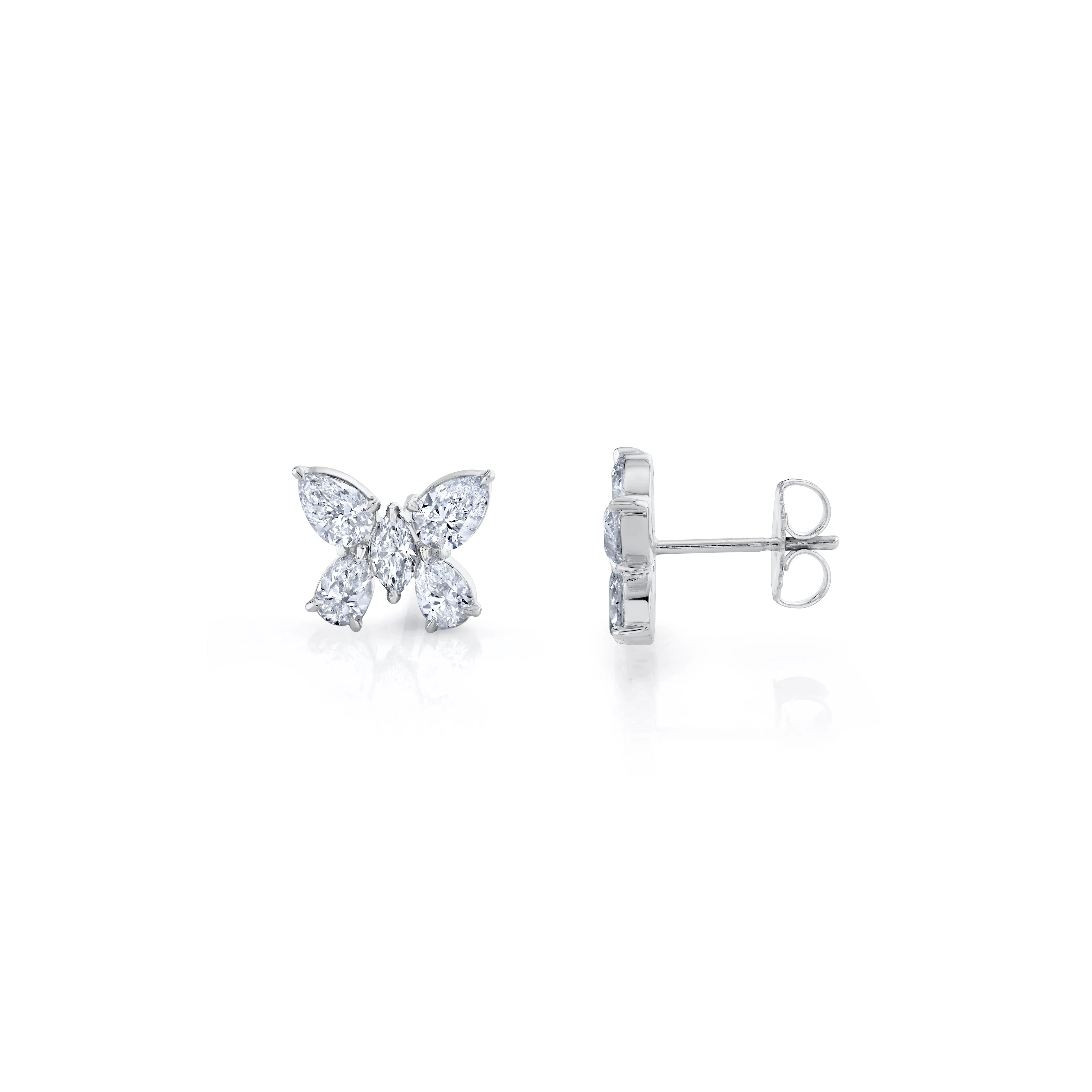 Montage Butterfly Stud Earrings - Image 7