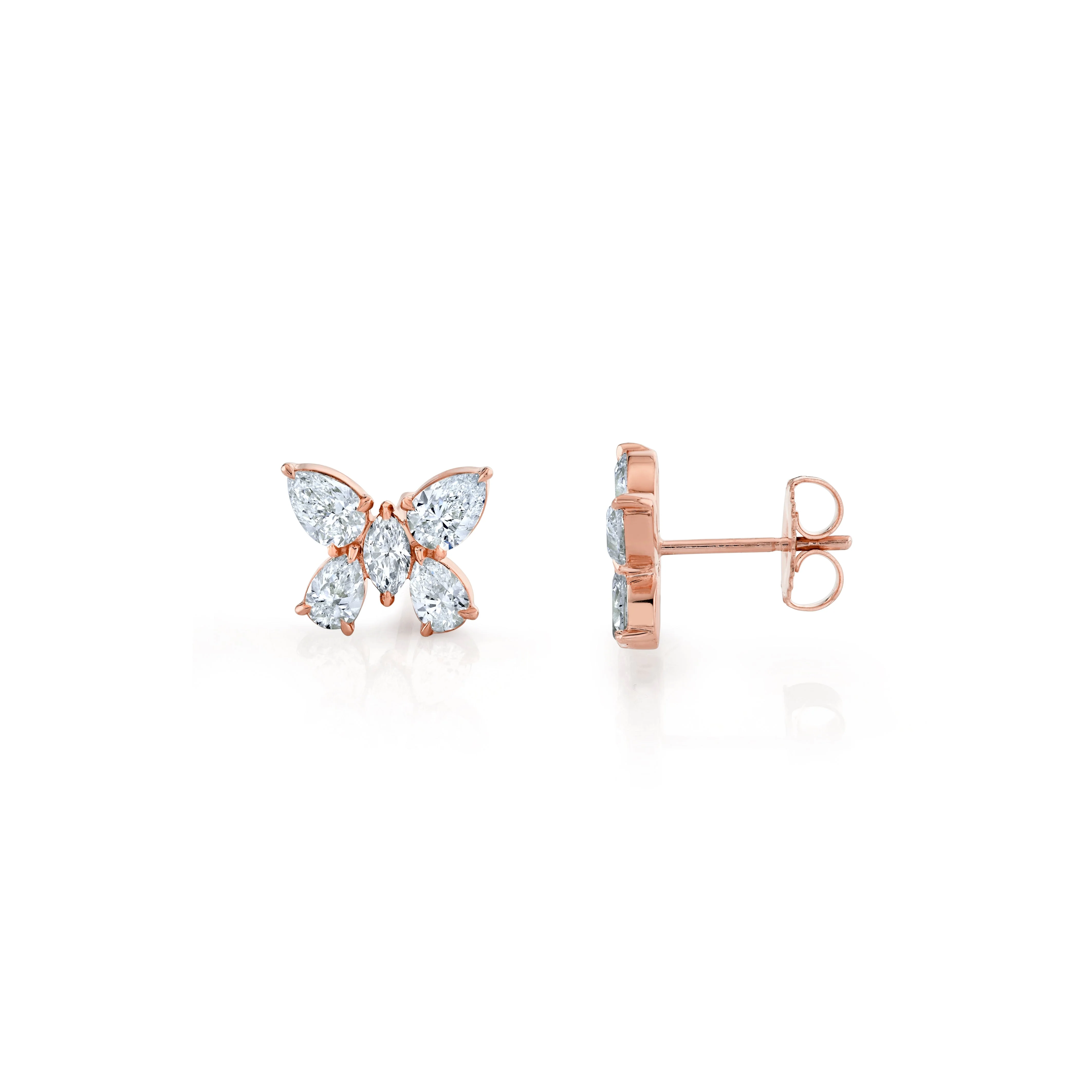 Montage Butterfly Stud Earrings - Image 9