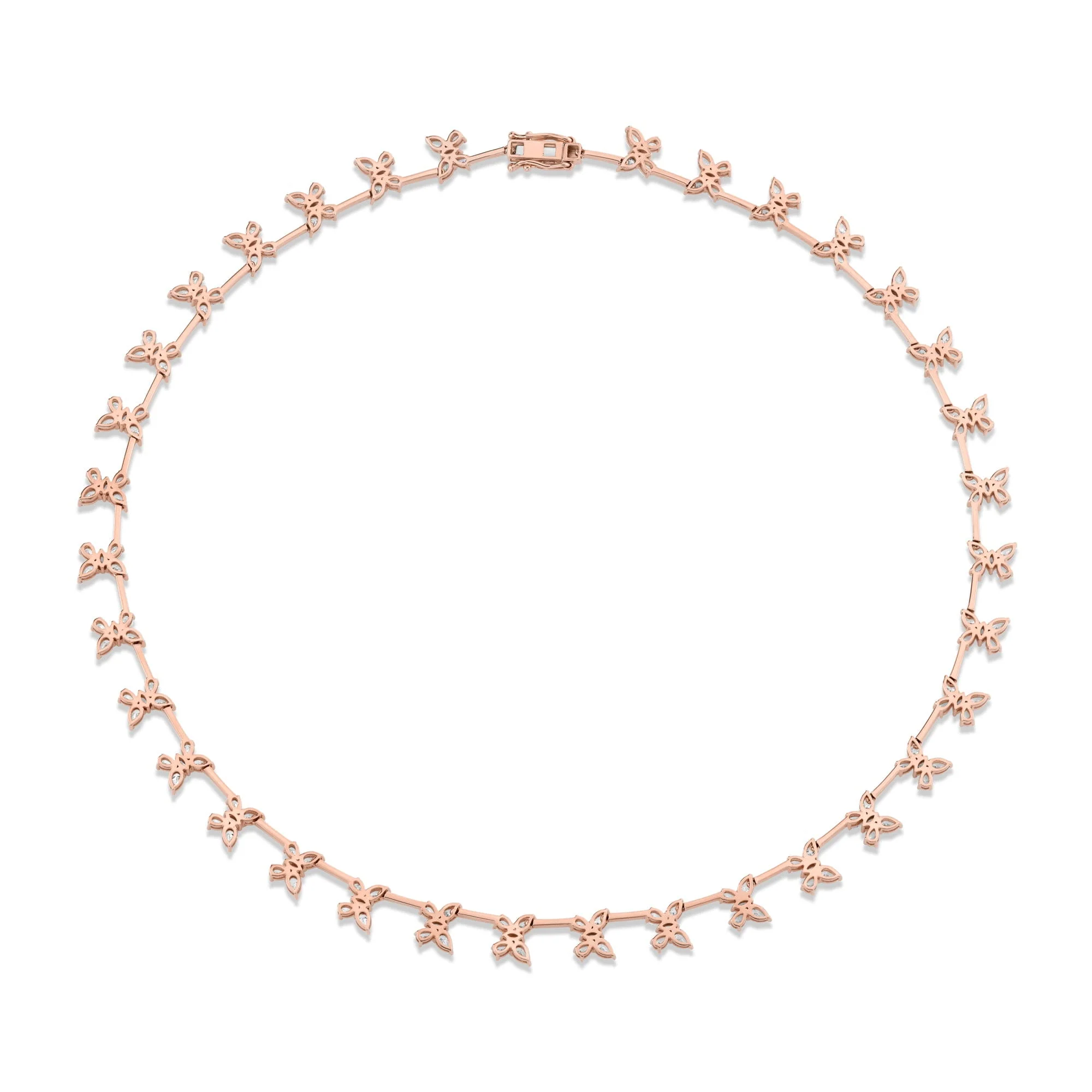 Montage Butterfly Tennis Necklace - Image 12