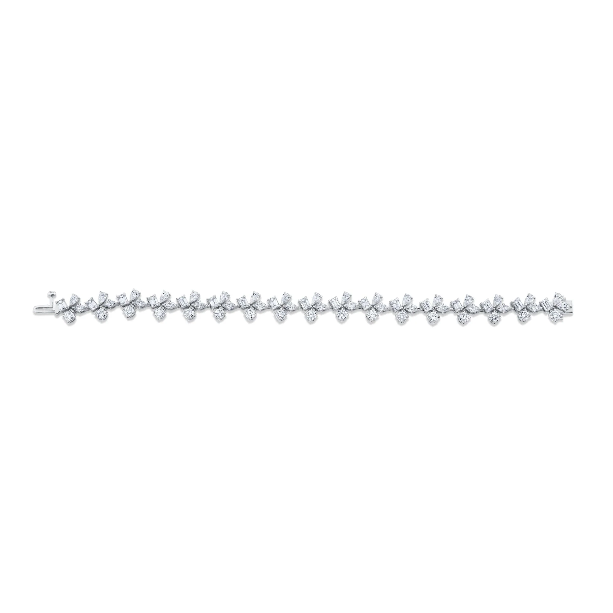Montage Cluster Tennis Bracelet - Image 5