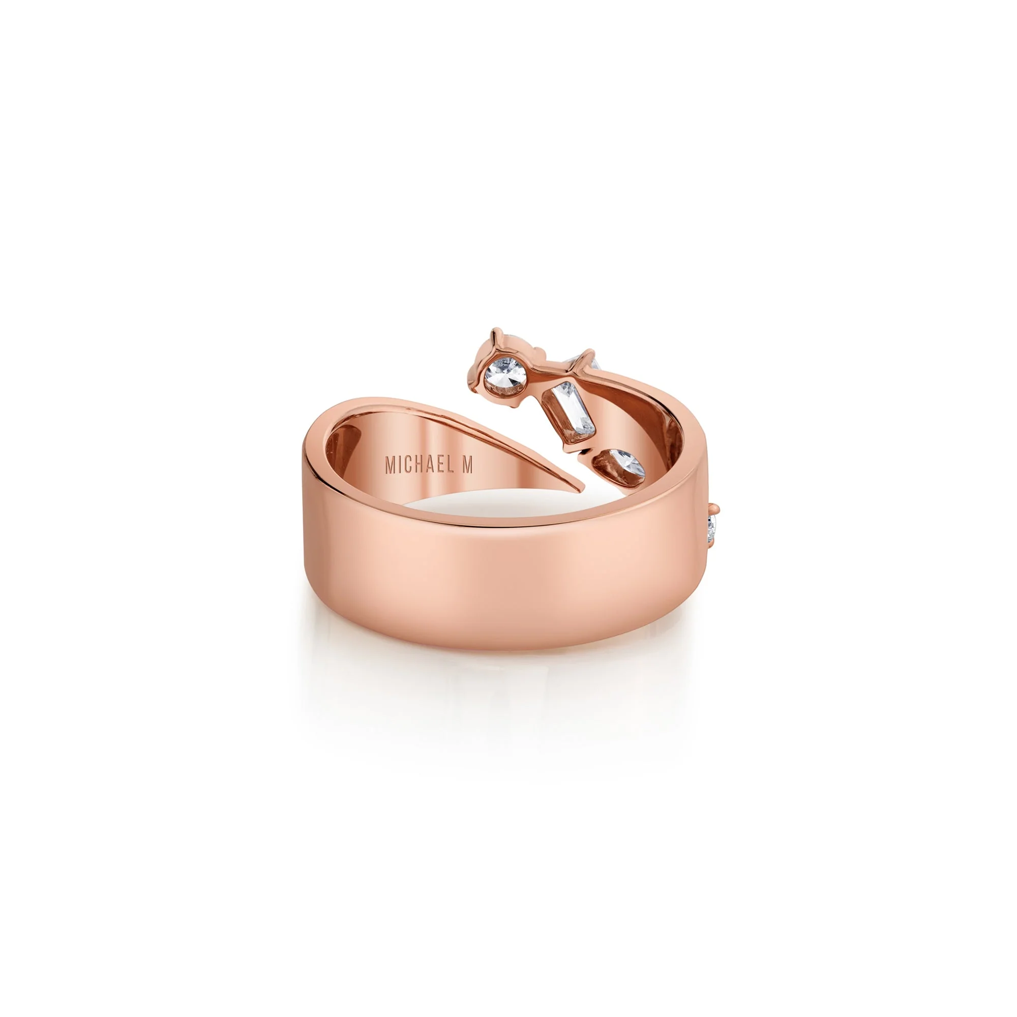 Montage Diamond Split Band With Pave - Image 12