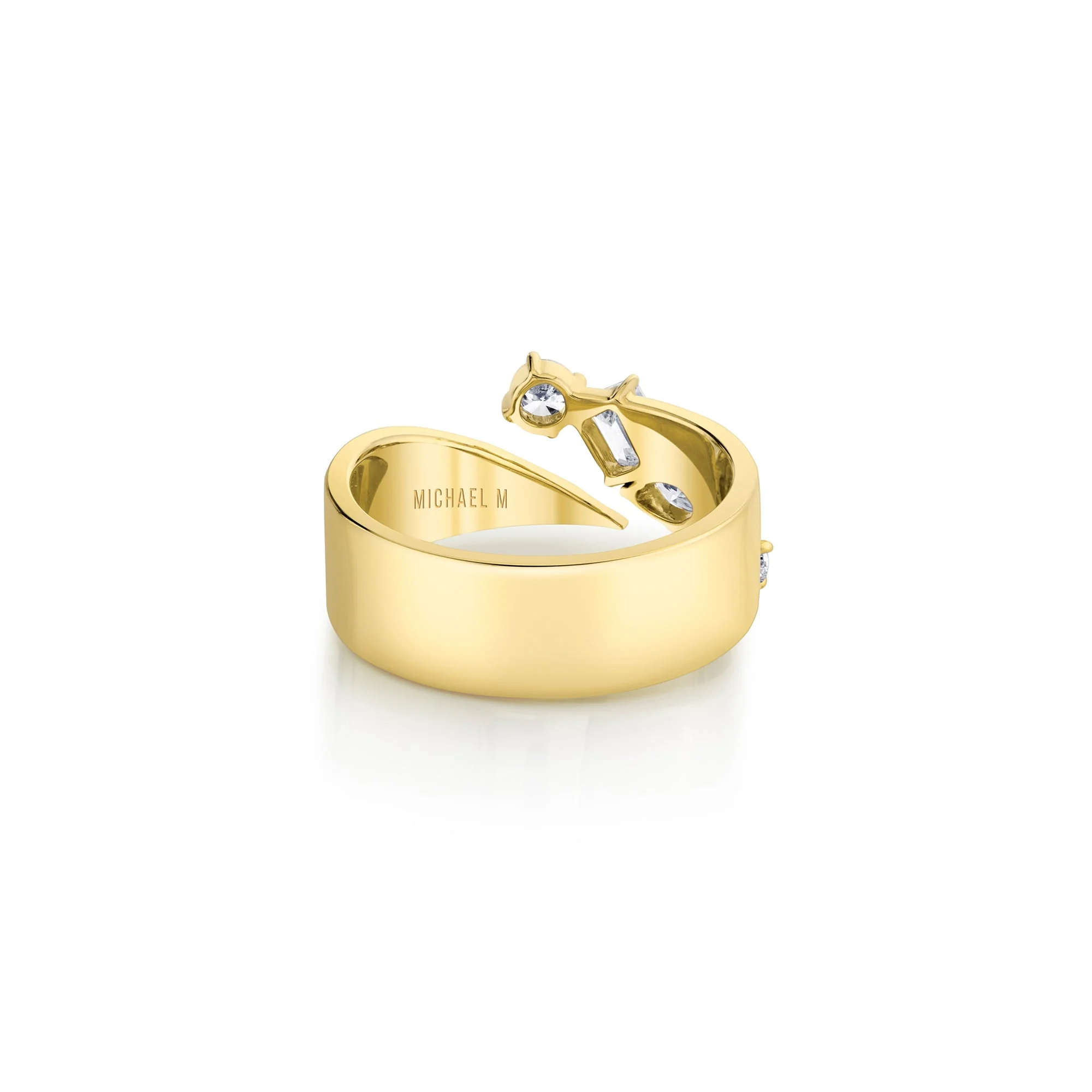 Montage Diamond Split Band With Pave - Image 4