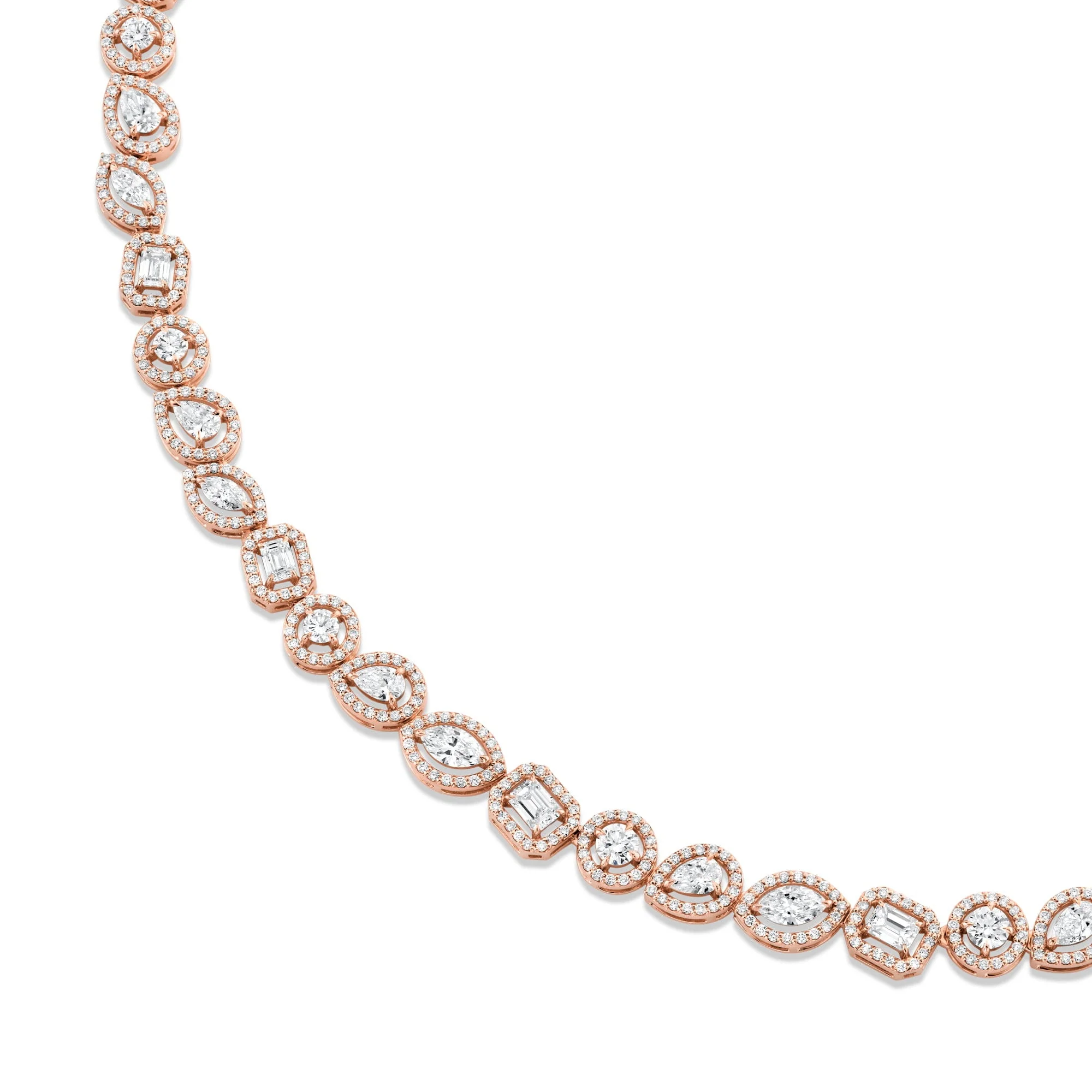 Montage Halo Riviera Necklace - Image 11