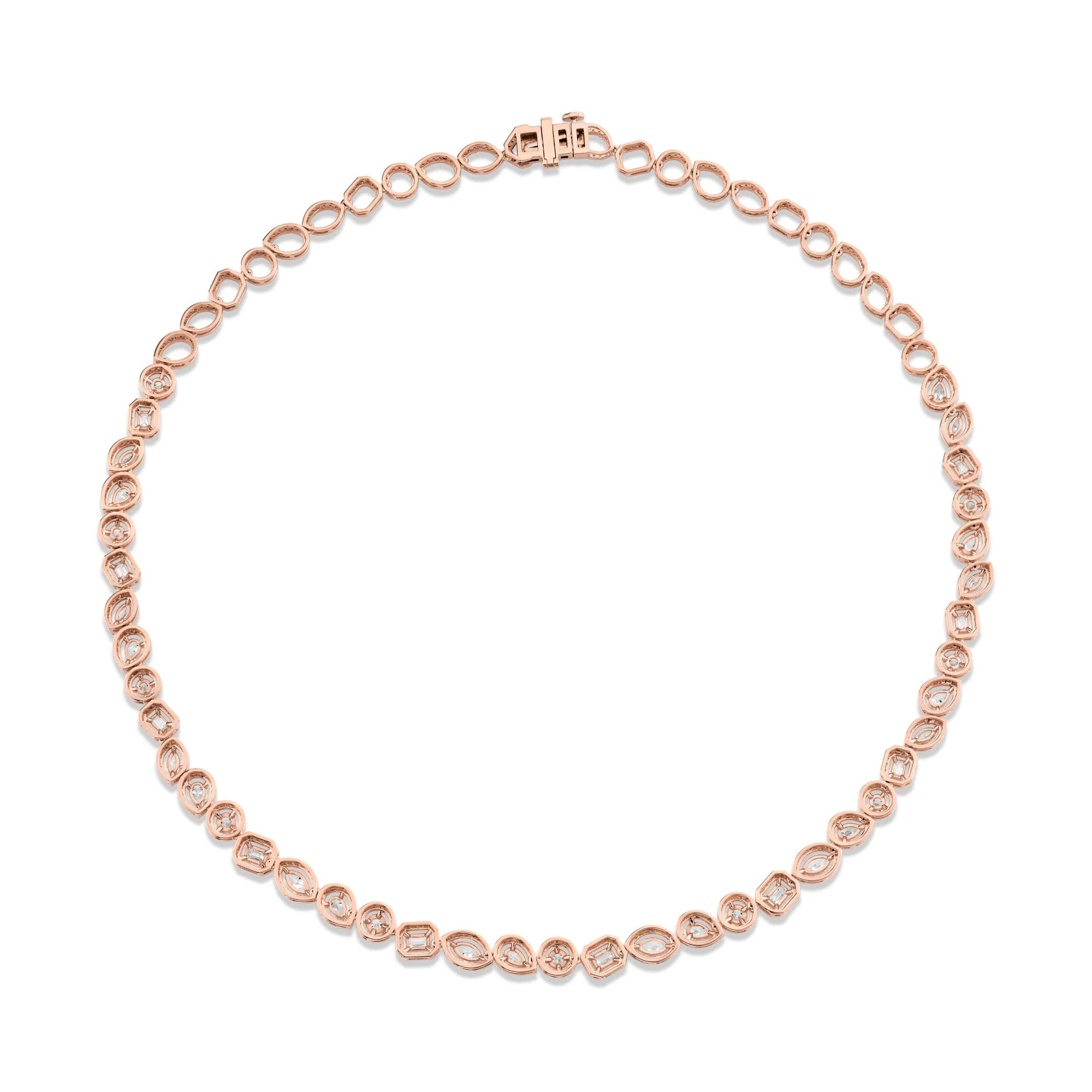 Montage Halo Riviera Necklace - Image 12