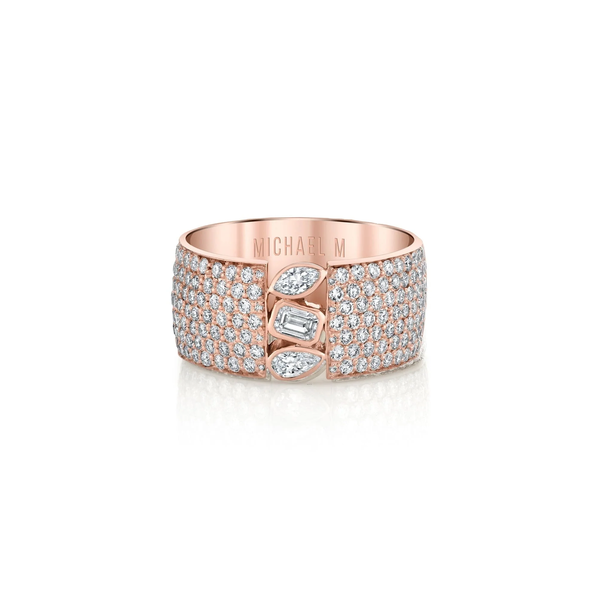 Montage Pave Cigar Band - Image 7
