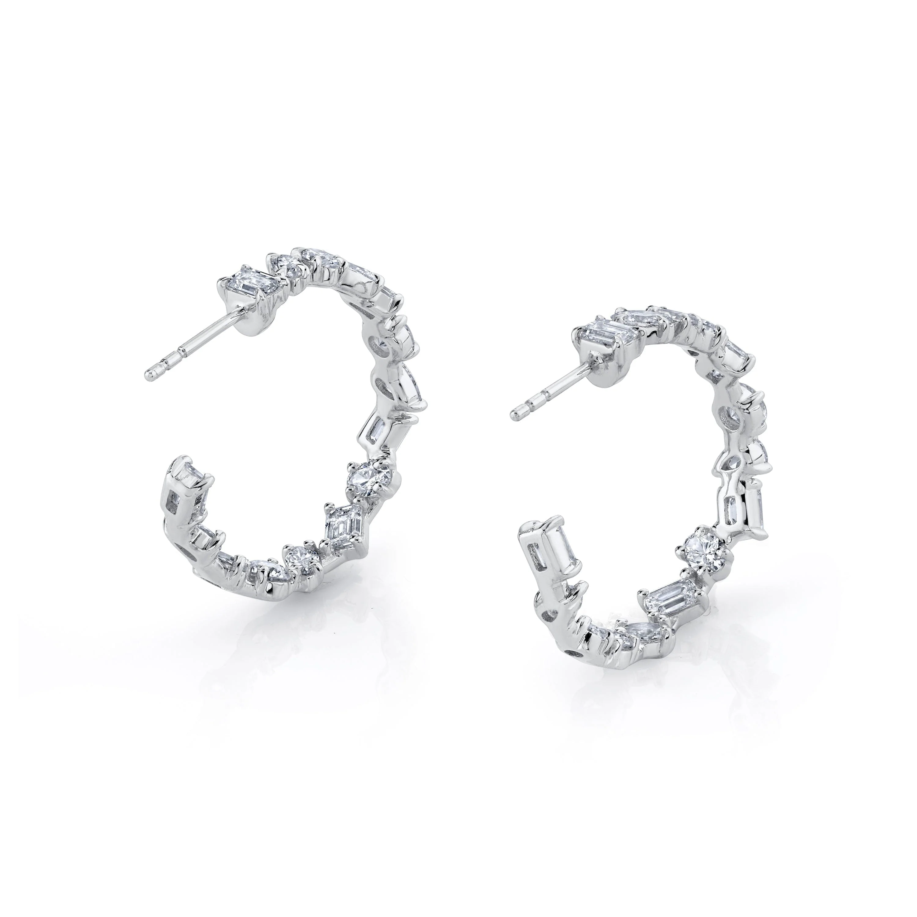 Montage Petite Hoop Earrings - Image 6