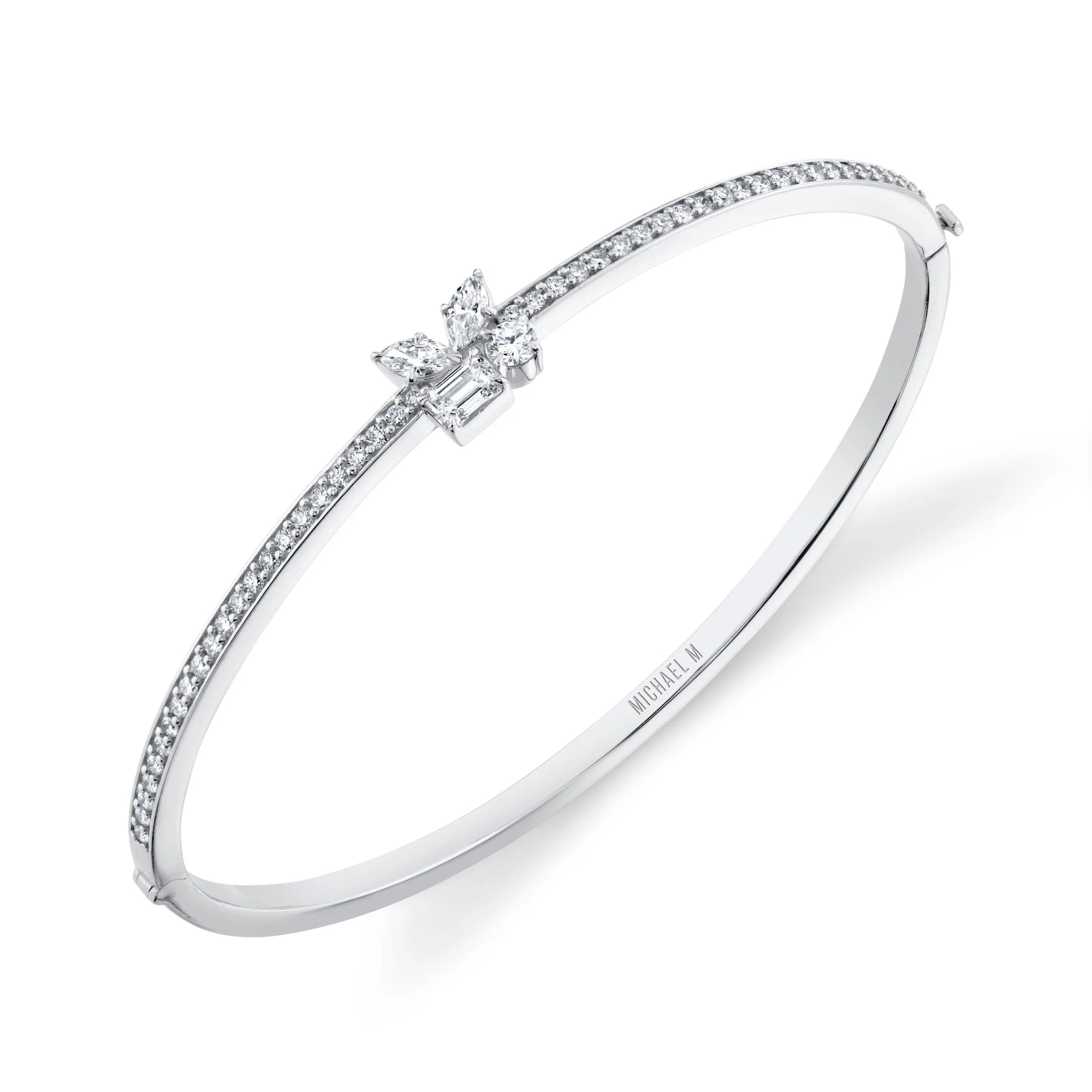 Montage Single Cluster Bangle - Image 5
