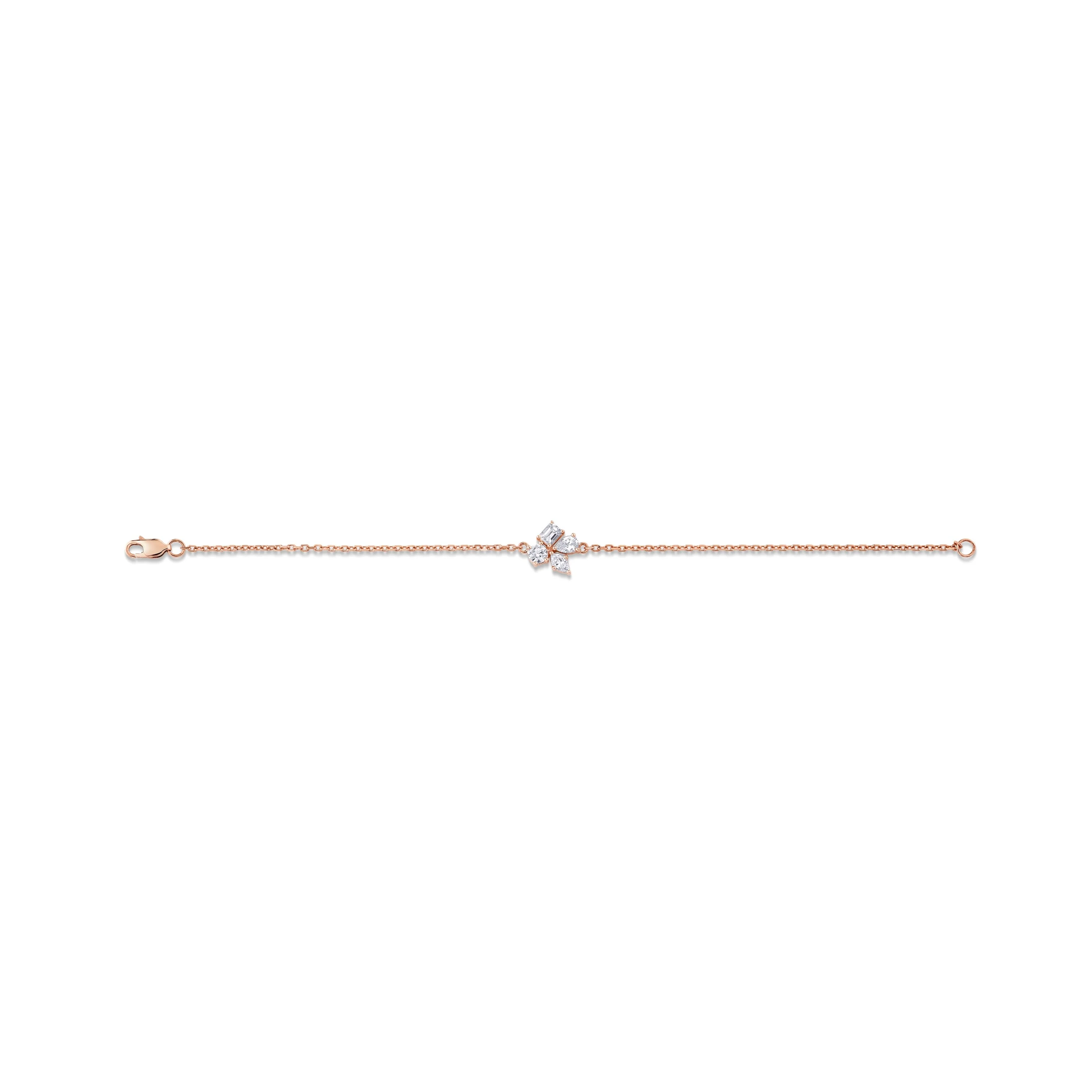 Montage Single Cluster Chain Bracelet - Image 10