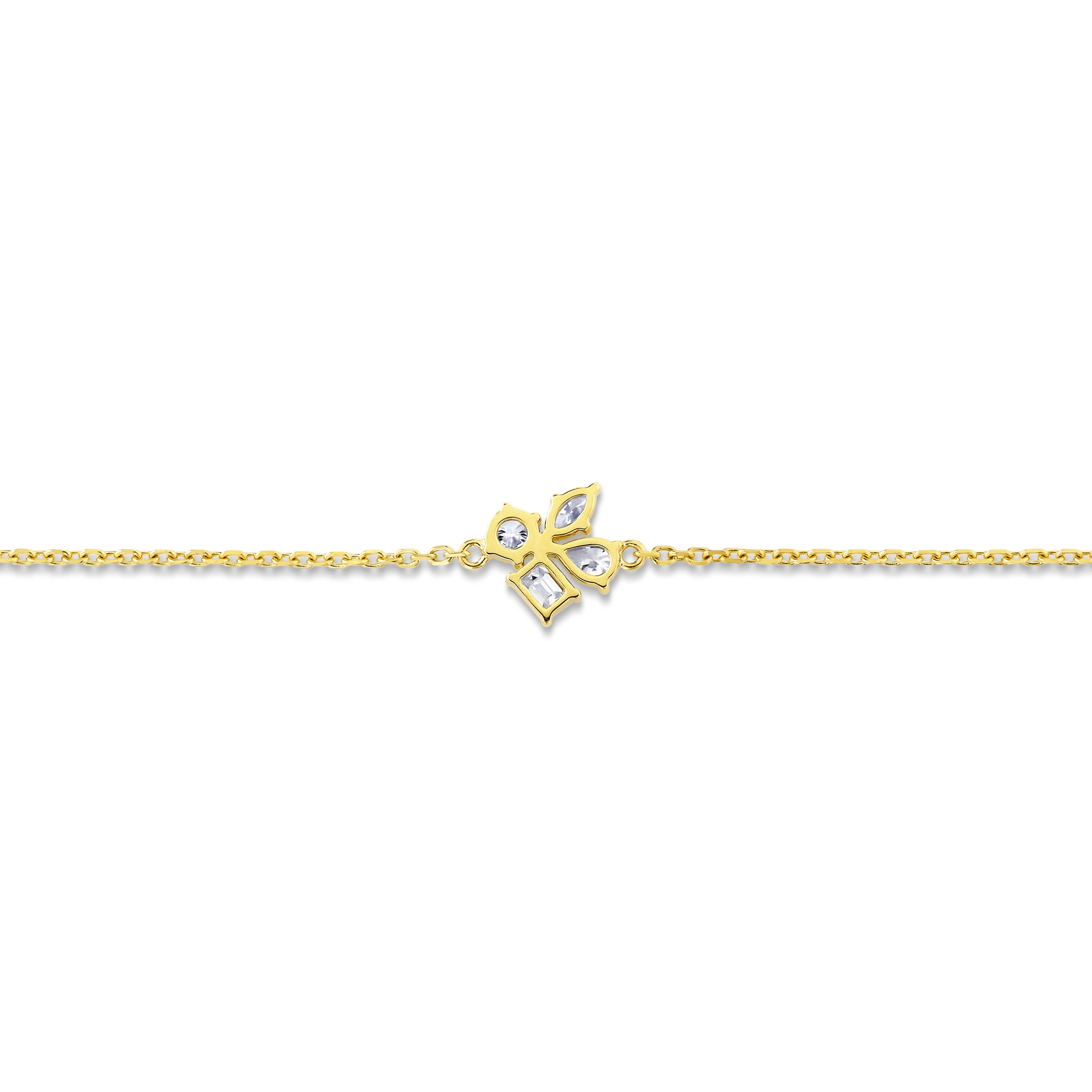 Montage Single Cluster Chain Bracelet - Image 3