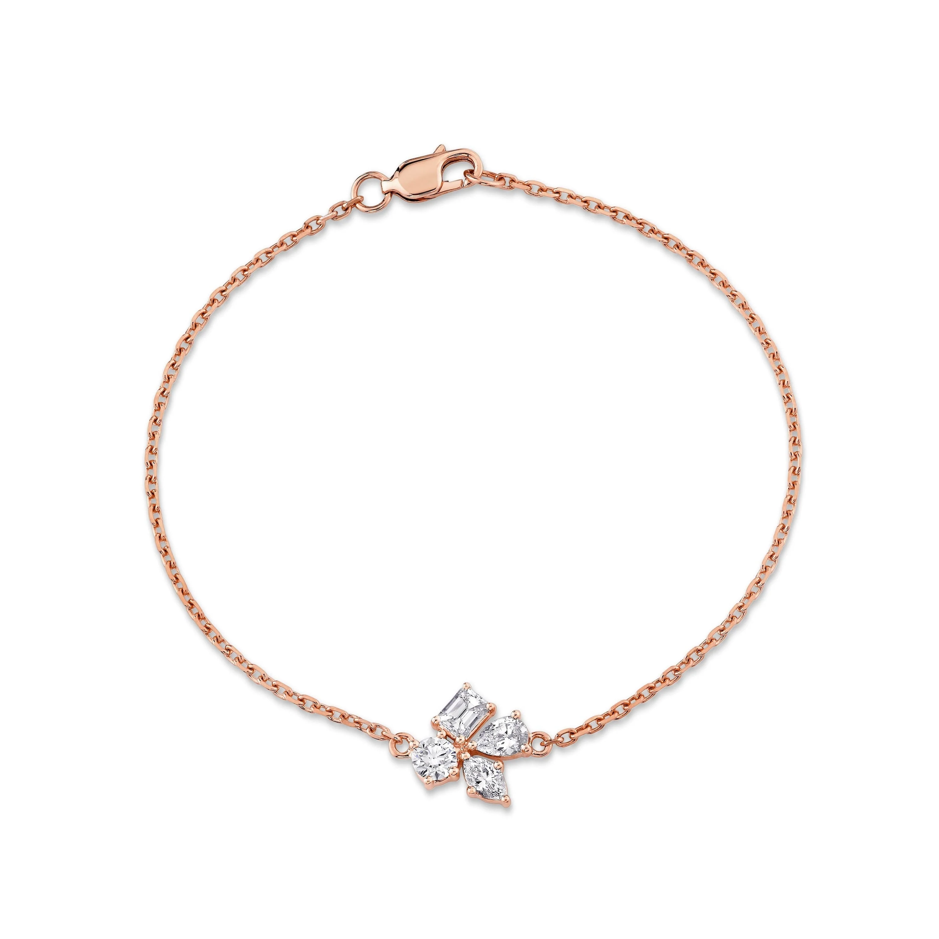 Montage Single Cluster Chain Bracelet - Image 8
