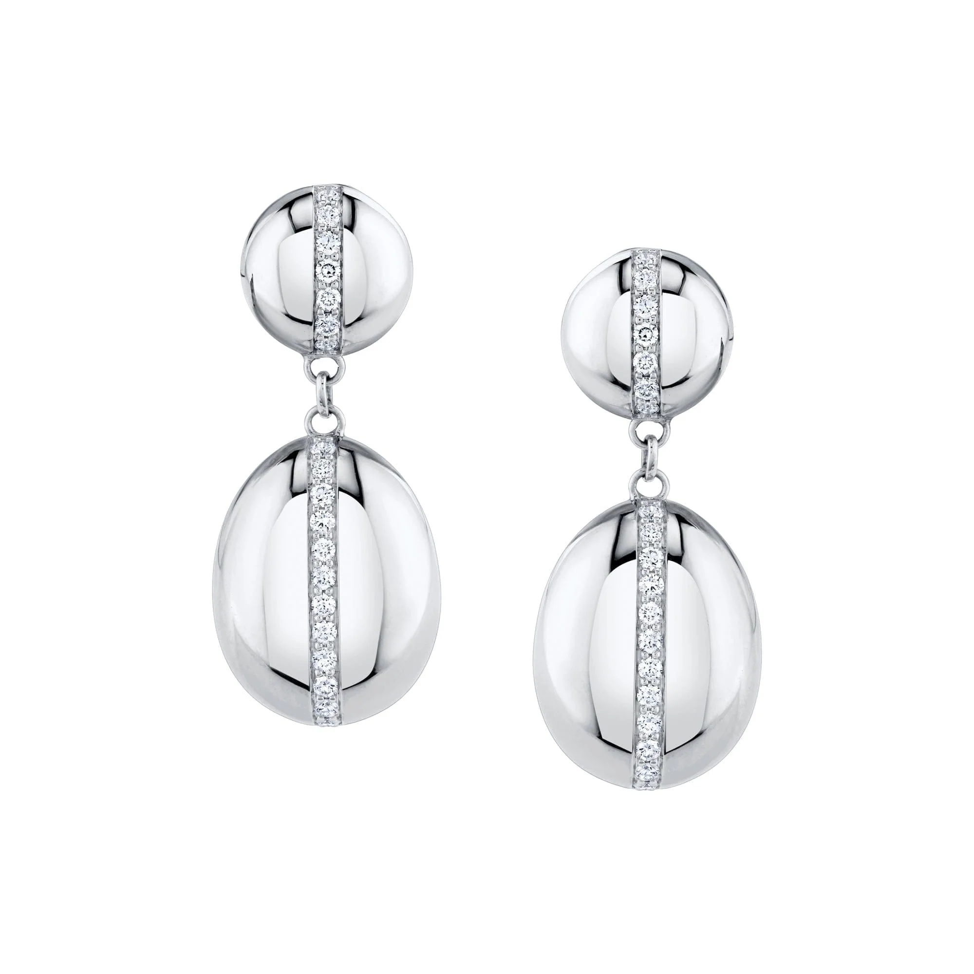 Orb Double Drop Earrings - Image 5