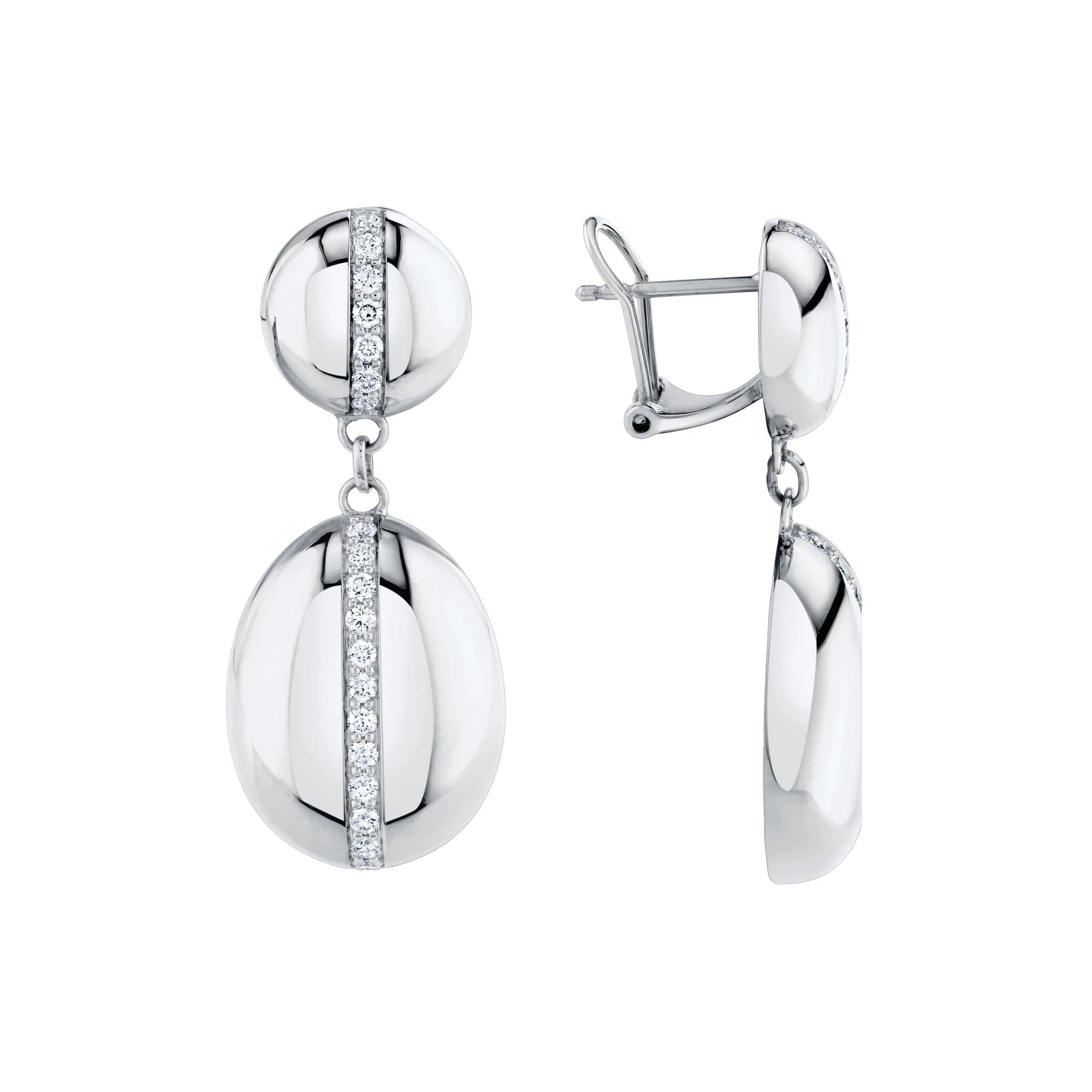 Orb Double Drop Earrings - Image 7