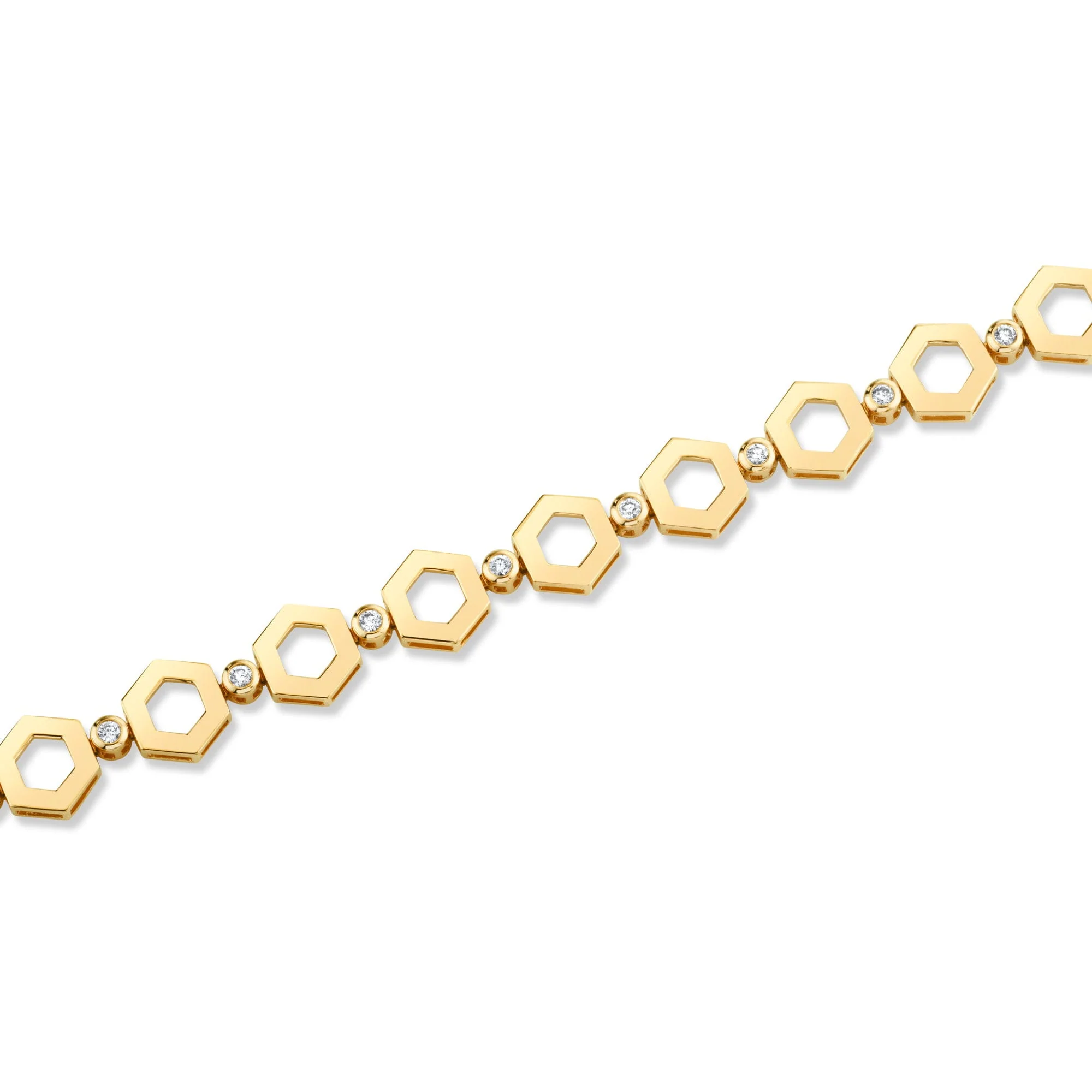Plain Hex Infinity Bracelet - Image 2