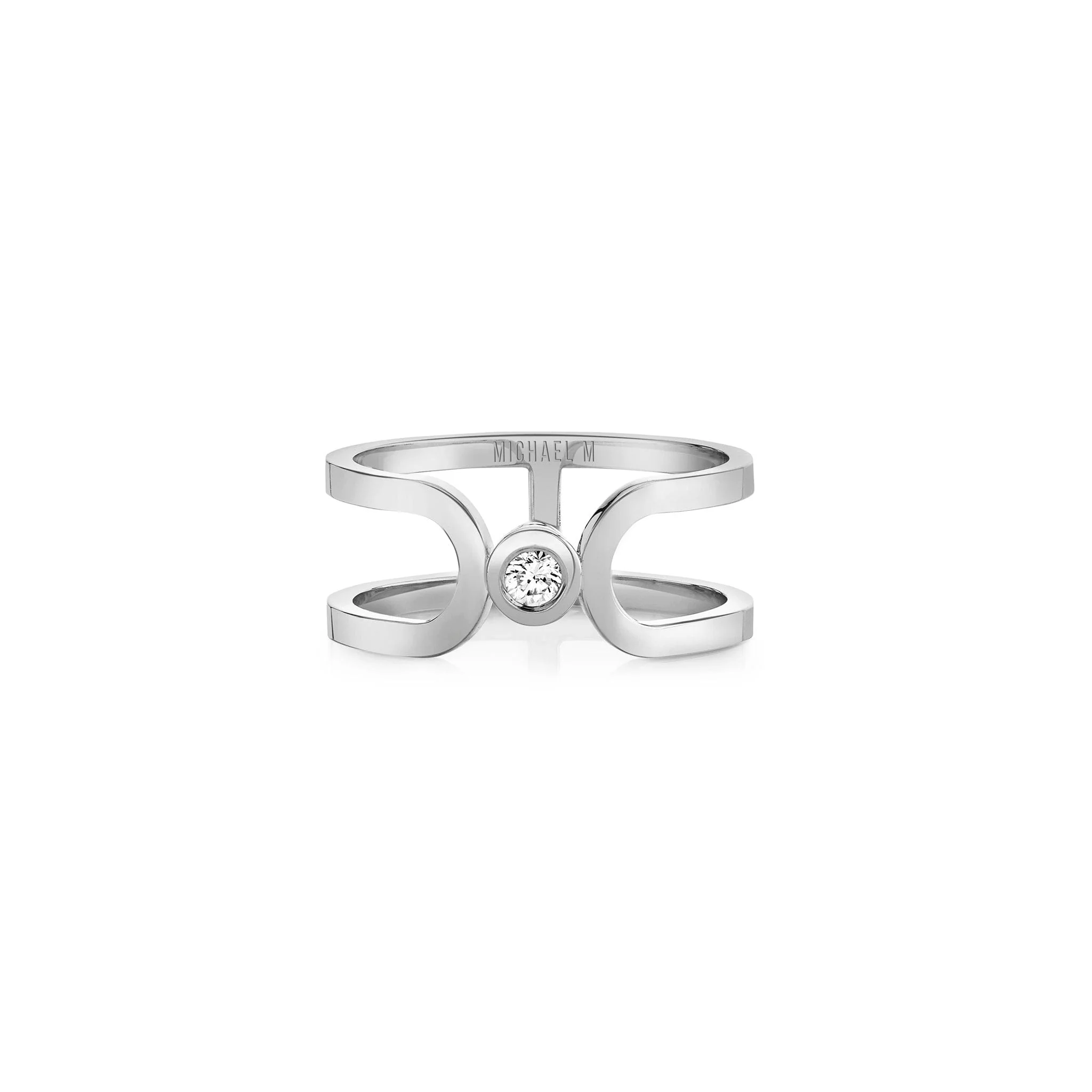Silver Alignment Ring - Image 2