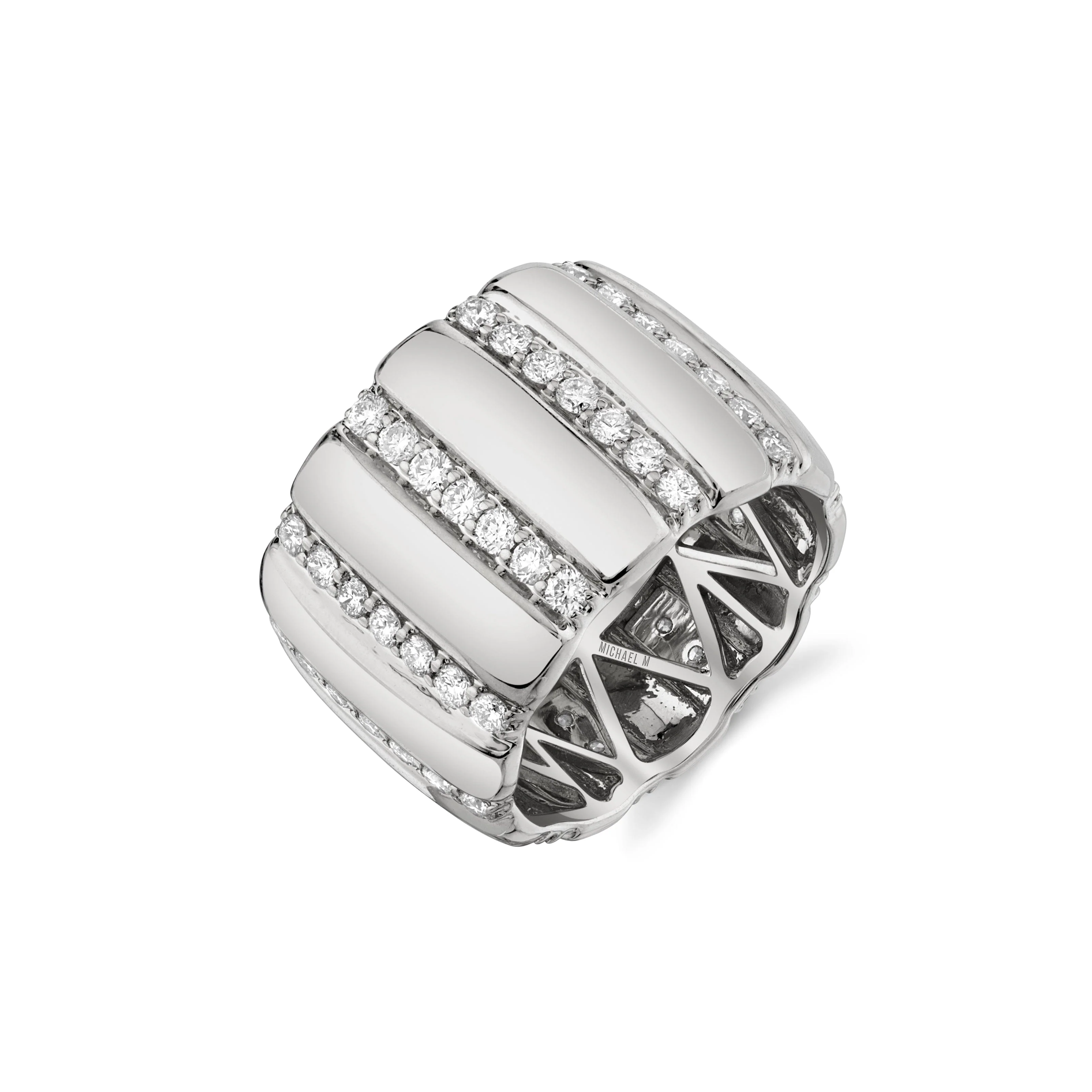 Orb Ribbed Ring - Image 3