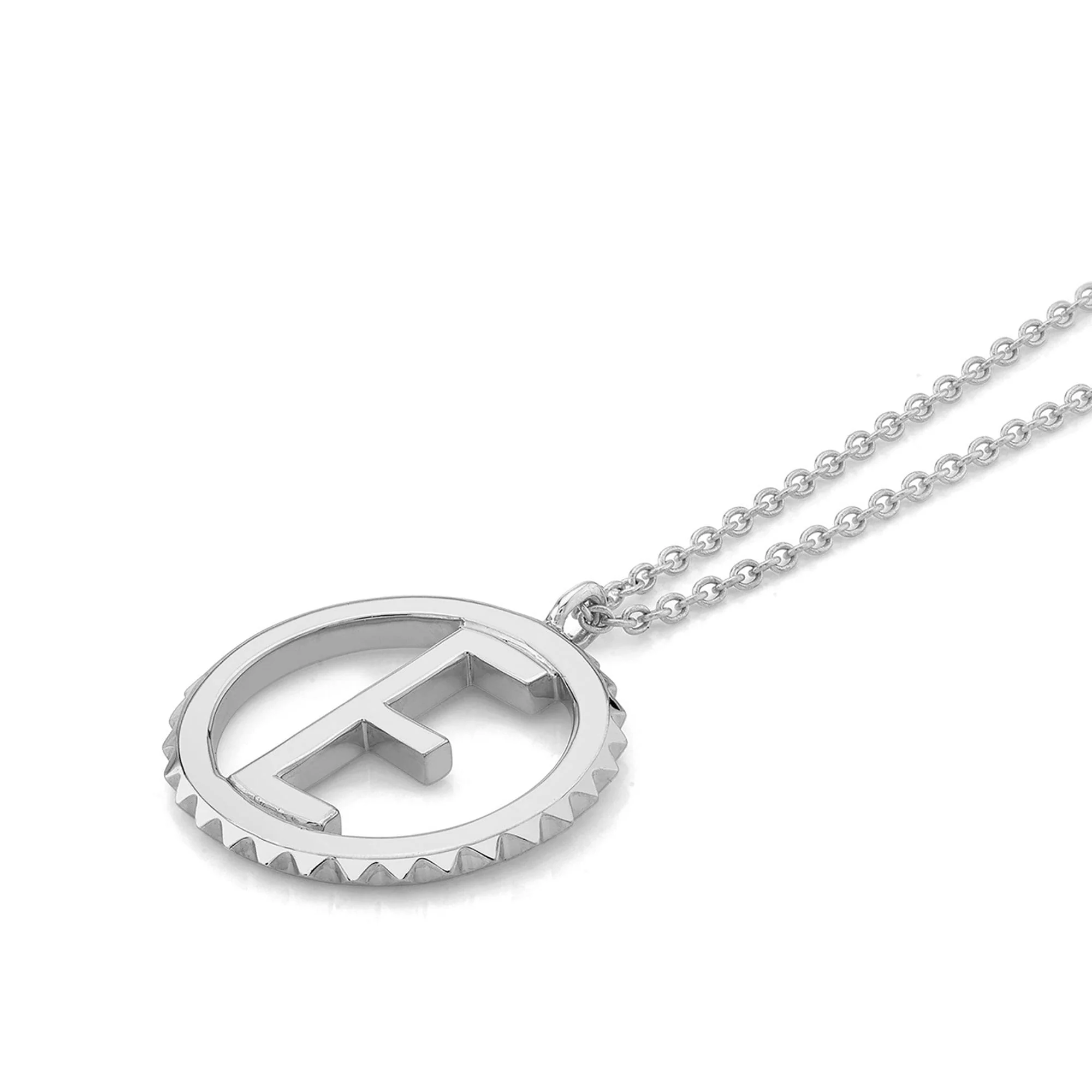 Silver Tetra Initial Medallion - Image 6