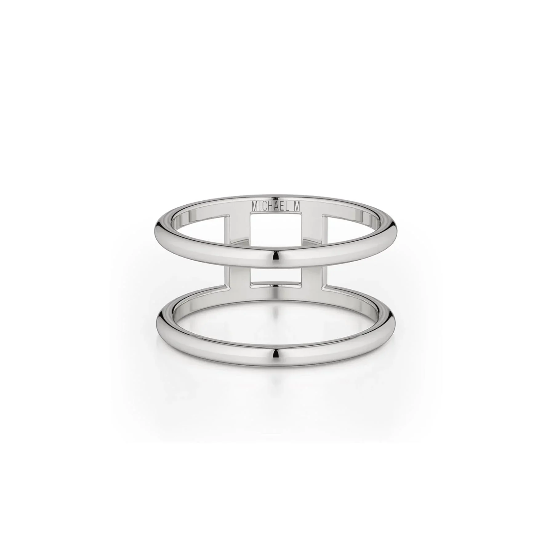 Solid Double Band Ring - Image 5